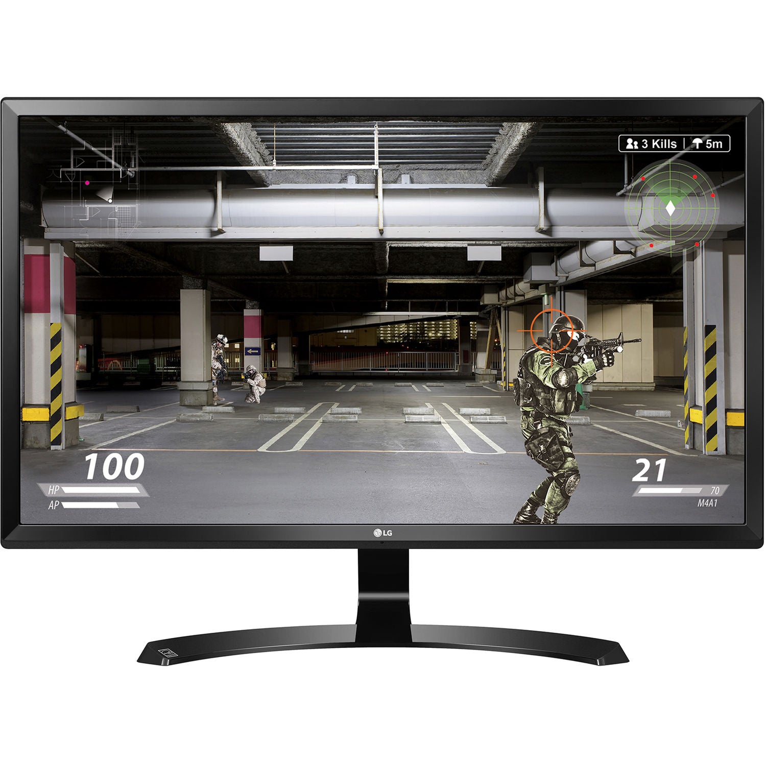 LG 27UD60-B 27 Inch UHD 4K IPS Gaming Monitor - 3840x2160 Resolution, HDR10, AMD FreeSync for PC & Console Gaming, Home Office & Professional Design Work