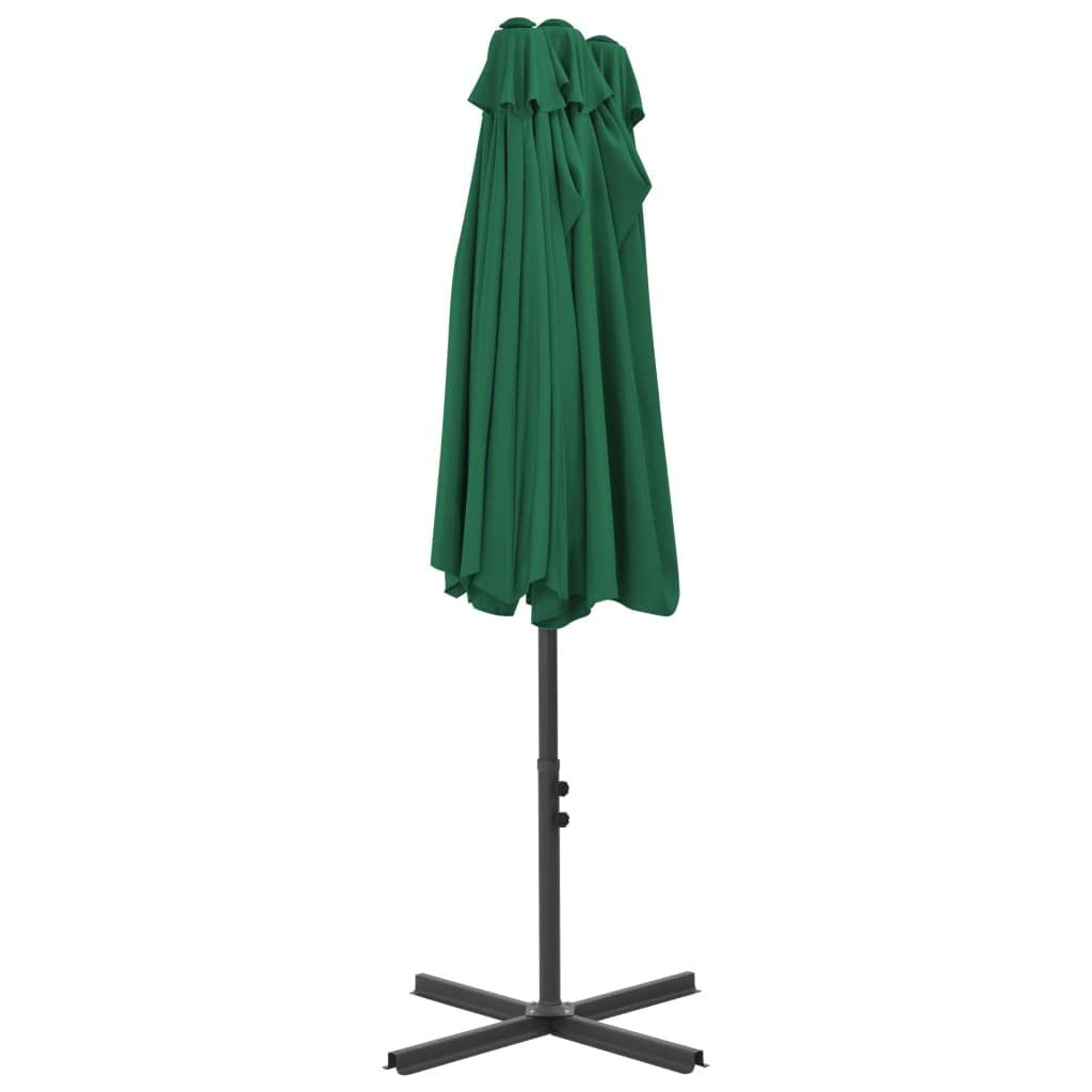 Premium Outdoor Patio Umbrella with Aluminum Pole - 15ft UV Protection & Ventilated Design for Beach, Backyard, Garden - Commercial & Home Use - Large 181