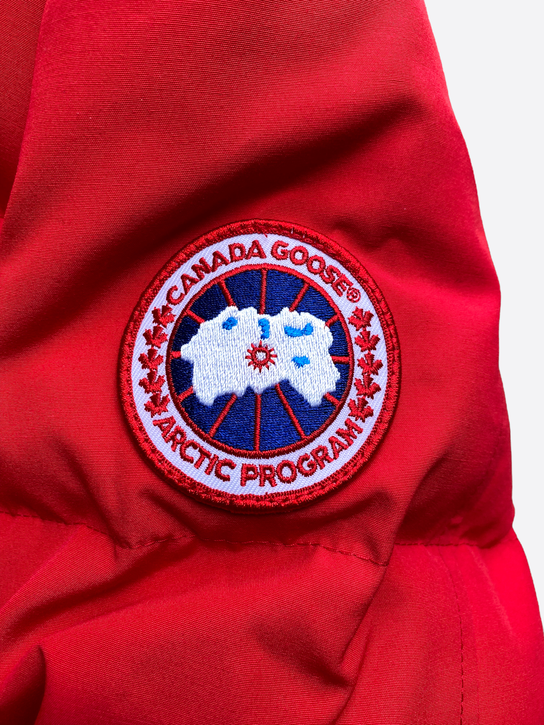 Canada Goose Red Macmillan Men's Winter Jacket - Waterproof & Windproof Parka for Extreme Cold Weather - Perfect for Skiing, Hiking & Outdoor Adventures