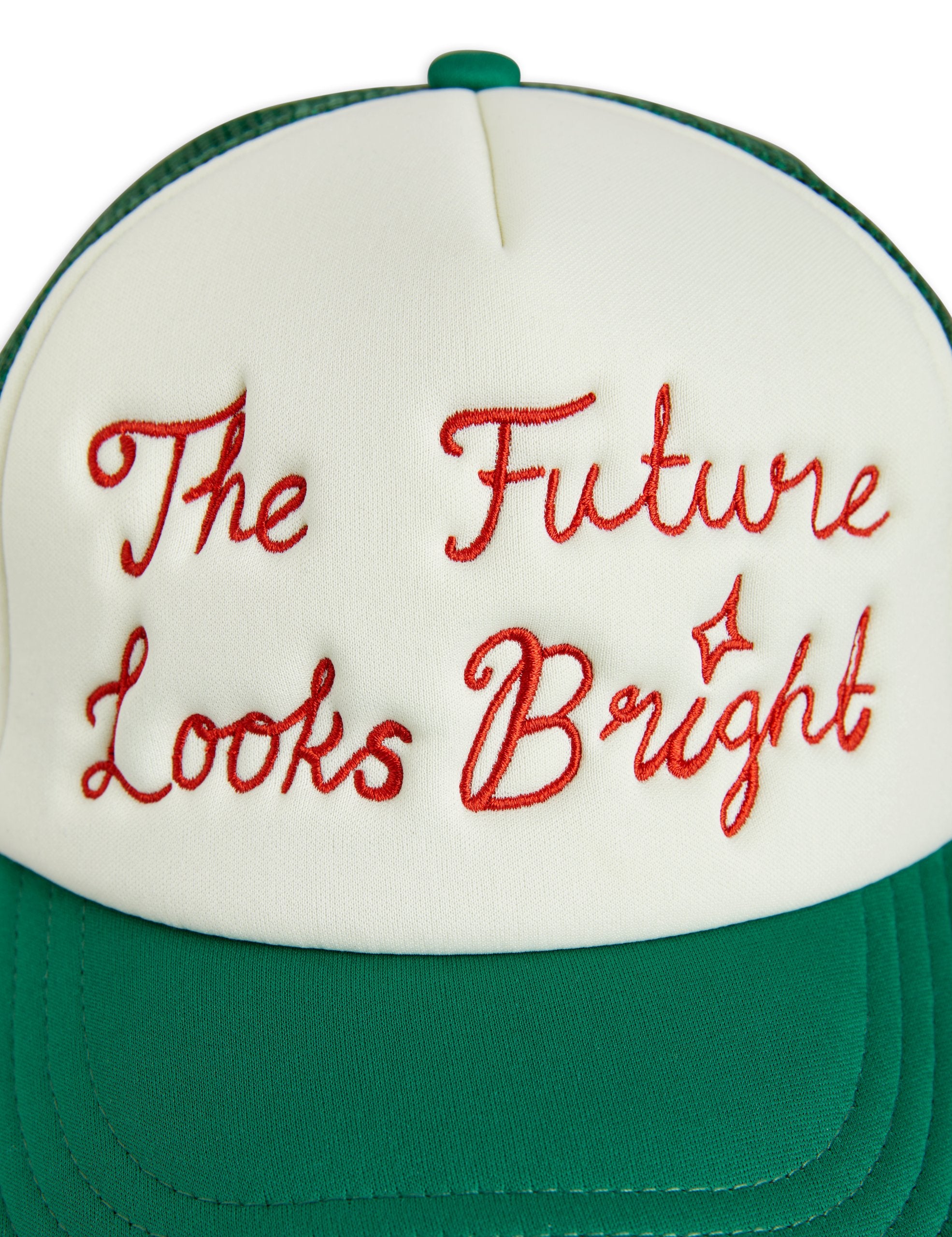 Mini Rodini The Future Looks Bright Trucker Cap - Stylish Unisex Adjustable Baseball Hat for Men & Women - Perfect for Outdoor Activities, Sports, and Casual Wear