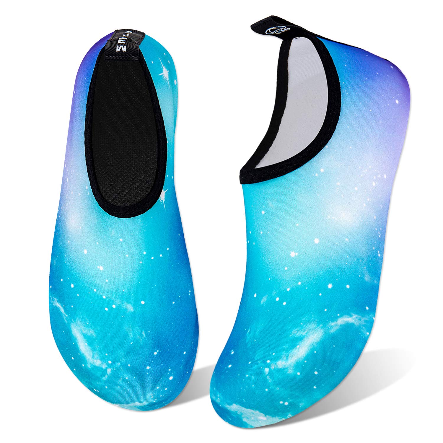 Women's & Men's Quick-Dry Water Shoes - Barefoot Aqua Socks for Beach, Swimming, Surfing, Yoga & Exercise with Non-Slip Translucent Soles | Perfect for Water Sports, Poolside & Outdoor Activities