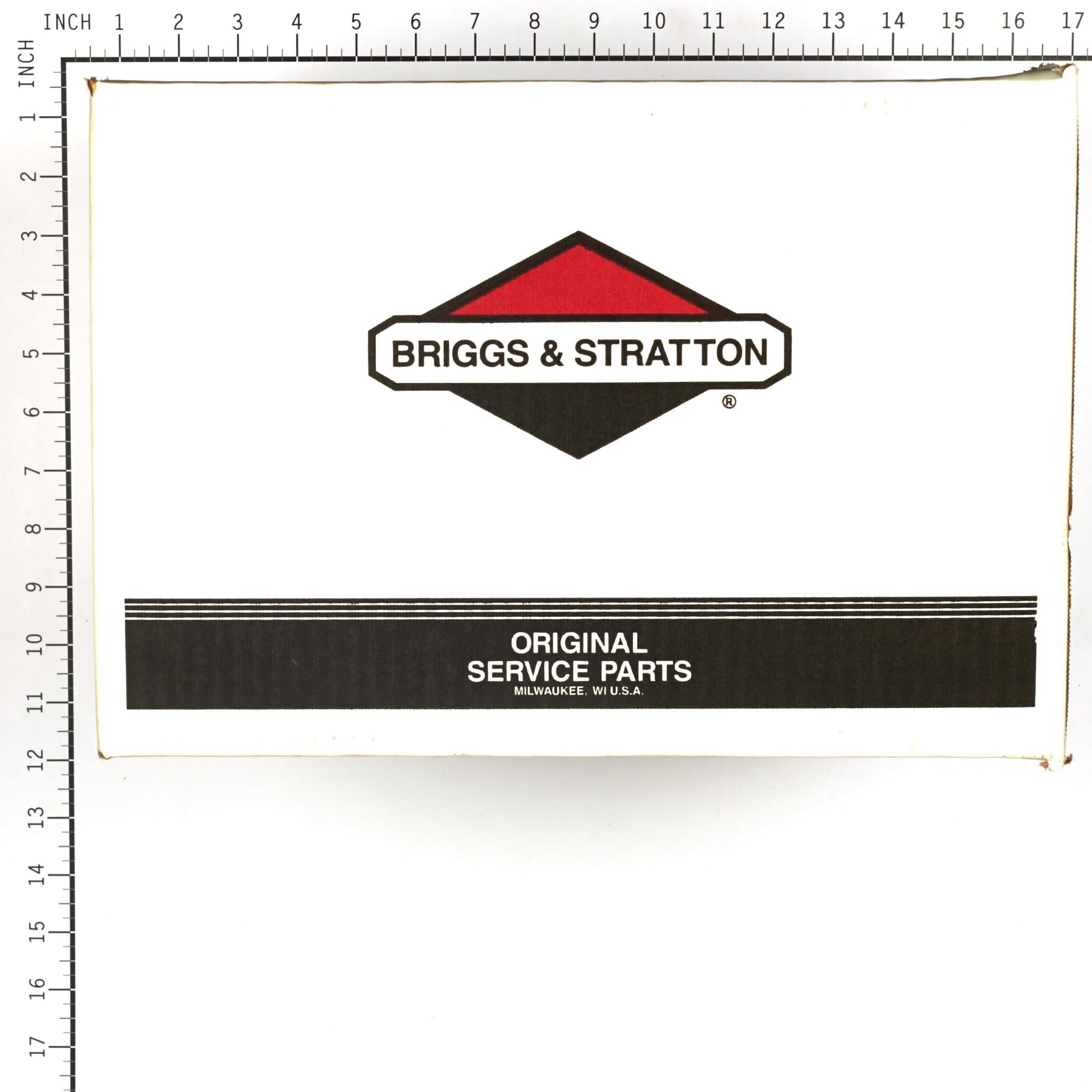 Briggs & Stratton 4235 4-Pack Round Air Filter Cartridge 841497 - Compatible with Lawn Mowers, Generators & Outdoor Power Equipment