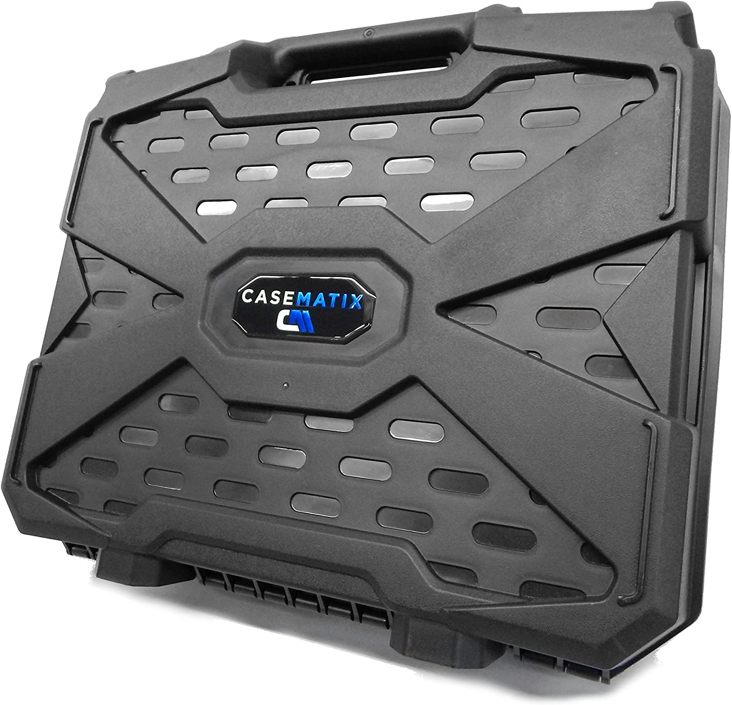 CASEMATIX FPV Drone Quadcopter Travel Case - Customizable Foam Insert for Eachine Racer 250 with Props, Batteries & Accessories | Protective Storage for FPV Racing Drones | Perfect for Travel & Competition Use