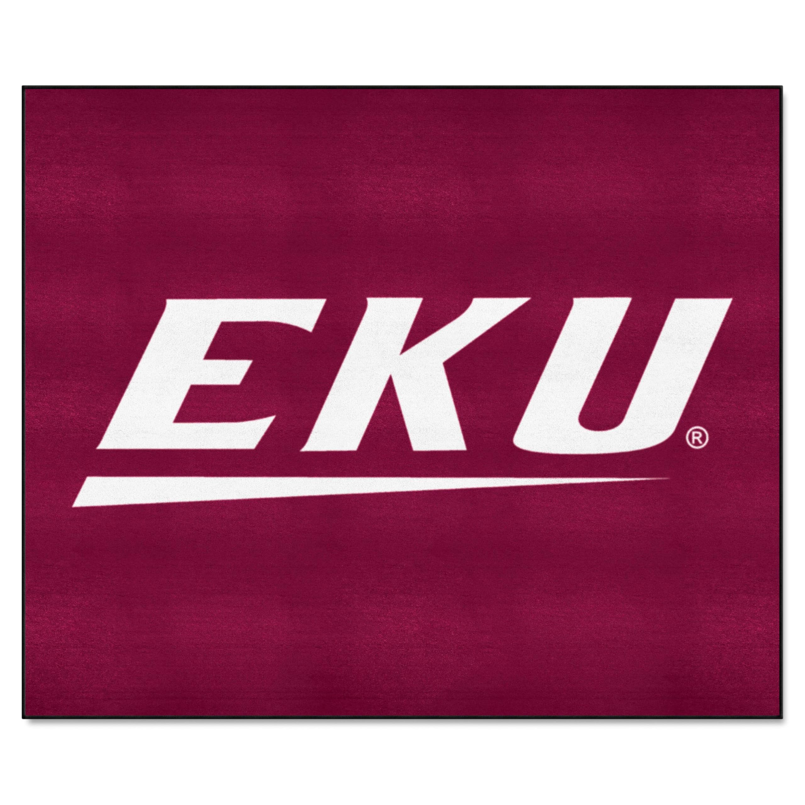 FANMATS 455 Eastern Kentucky Colonels Tailgater Rug - 5ft x 6ft College Sports Fan Area Rug, Durable Home Decor & Game Day Mat for Tailgating, Living Room, Man Cave & Dorm Room Decor