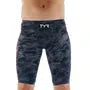 TYR Venzo Camo High Waist Competitive Swim Jammer - Performance Training & Racing Swimwear for Men & Boys - Perfect for Lap Swimming, Swim Meets & Water Sports