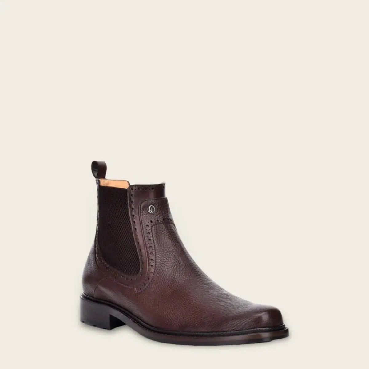 Men's Cuadra Brown Casual Calfskin Leather Ankle Boots - Comfortable & Stylish for Everyday Wear, Office & Outdoor Activities