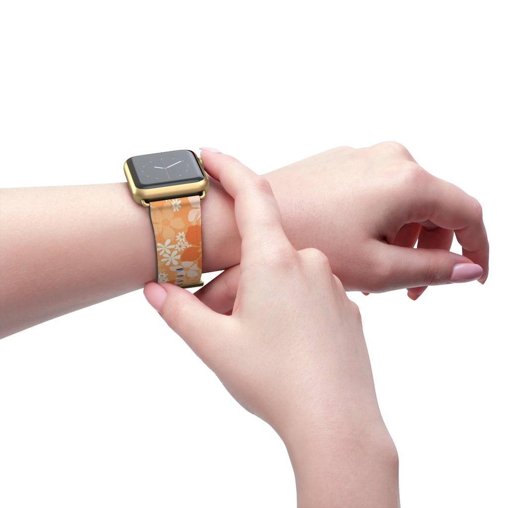 Groovy Pua Watch Band - Durable Silicone Replacement Strap for Apple Watch, Fitbit & Samsung - Perfect for Workouts, Swimming & Everyday Wear