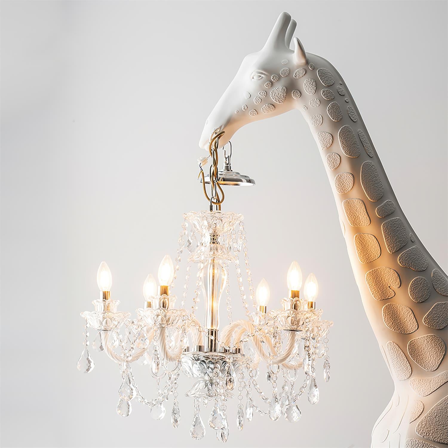 Modern Giraffe Sculpture Floor Lamp - Elegant Animal Decor for Living Room, Bedroom & Nursery - Perfect for Home, Office & Gift Giving