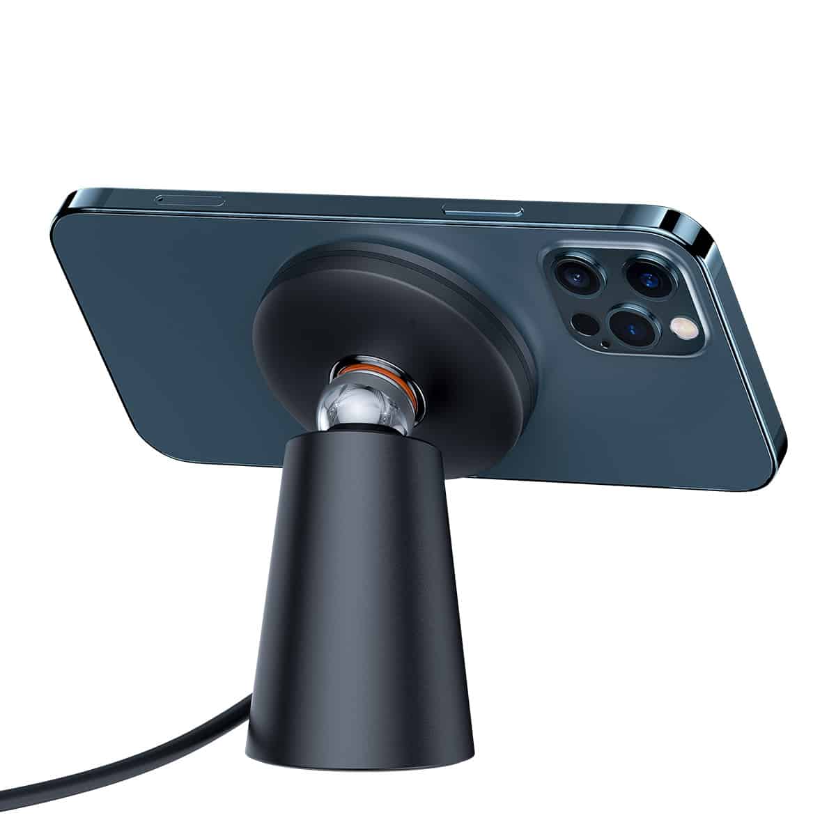 Baseus Magnetic Wireless Charger Stand - 15W Fast Charging for iPhone 14/13/12, Samsung Galaxy S23/S22 - Perfect for Home, Office & Nightstand Charging