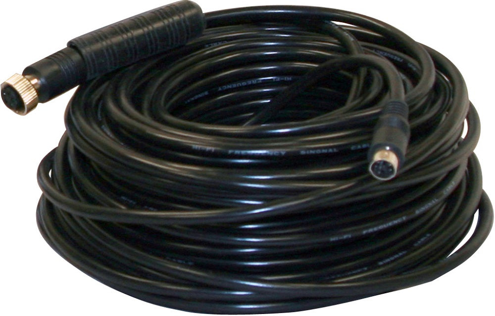 81 Ft. Rear View Backup Camera Cable - Heavy Duty Extension Wire for Truck, RV & Trailer Observation Systems - Weatherproof & Durable Installation Accessory