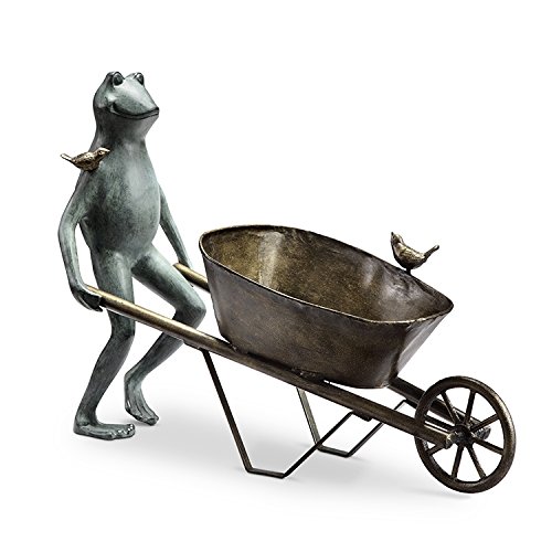 Frog and Bird Planter Holder - Cute Animal Shaped Flower Pot Stand for Indoor & Outdoor Plants - Perfect for Garden, Balcony, and Home Decor