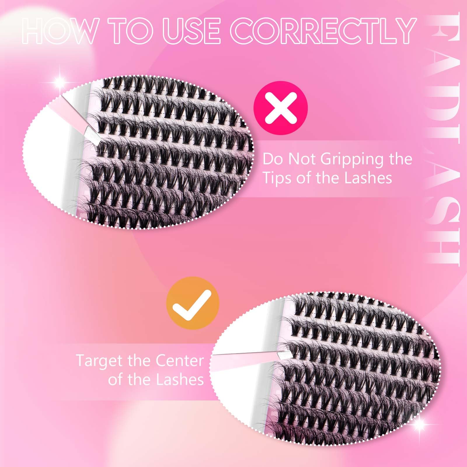 240pcs 3D Volume Individual Lash Clusters - 40D 12-18mm Mixed Length, D Curl, Fluffy Soft DIY Eyelash Extensions Kit for Natural & Dramatic Looks | Perfect for Home Use, Parties & Special Occasions