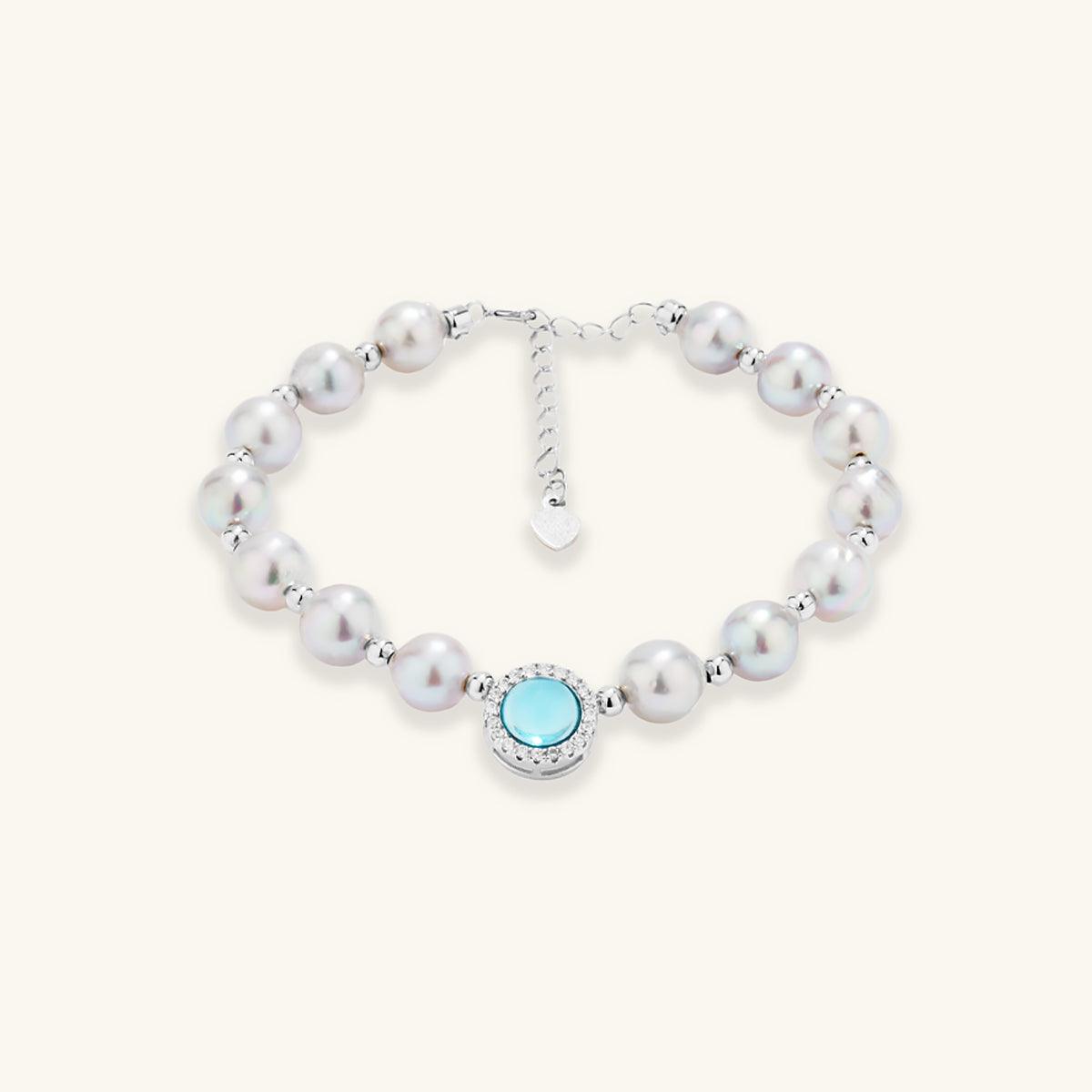 Elegant Akoya Pearl Bracelet for Women - Genuine Japanese Pearls, 7-8mm, Sterling Silver Clasp - Perfect for Weddings, Parties & Special Occasions