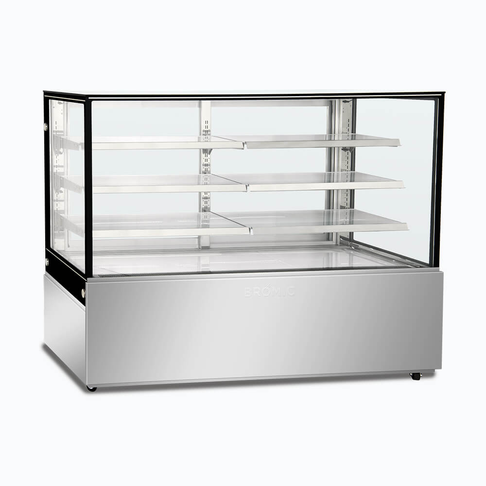 Bromic FD4T1800A 4-Tier Commercial Food Display Case - 1800mm Wide, 830L Capacity - Perfect for Restaurants, Cafes, and Buffet Service