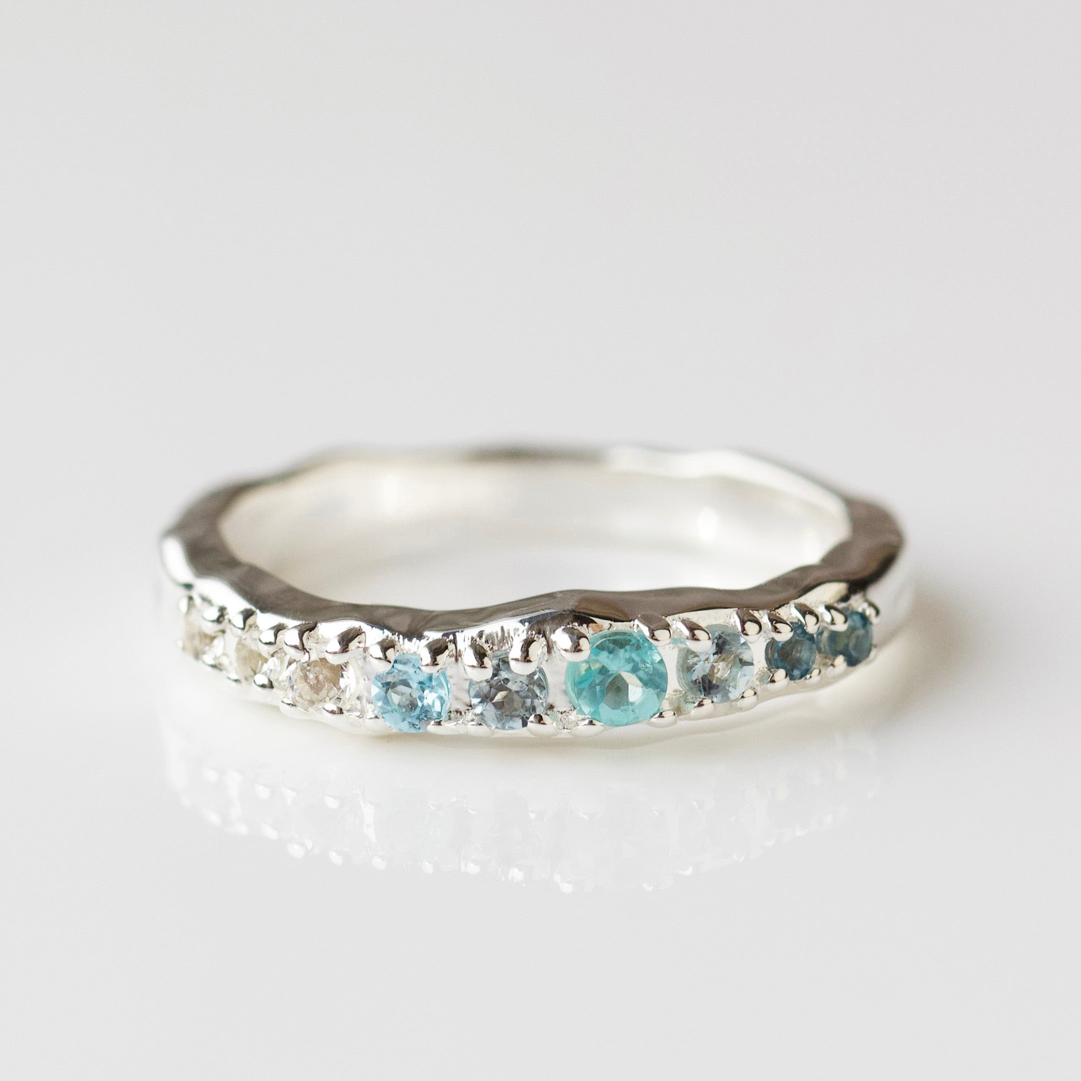 Hattie Ombre Molten Ring - Elegant Stackable Gold & Silver Jewelry for Women | Perfect for Everyday Wear, Date Nights & Special Occasions