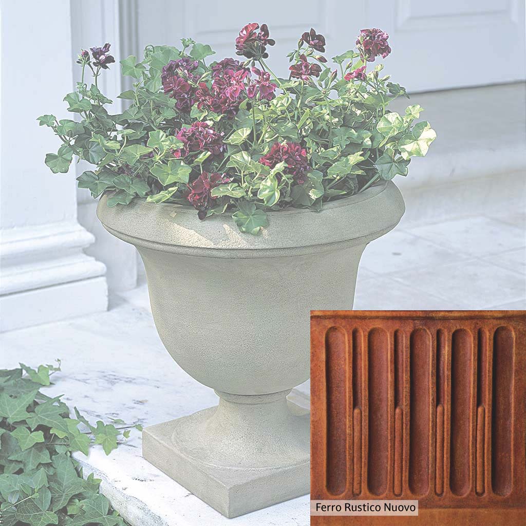 Campania International Litchfield Urn - Elegant Outdoor Garden Planter for Flowers & Plants - Perfect for Patio, Porch, and Landscape Decor
