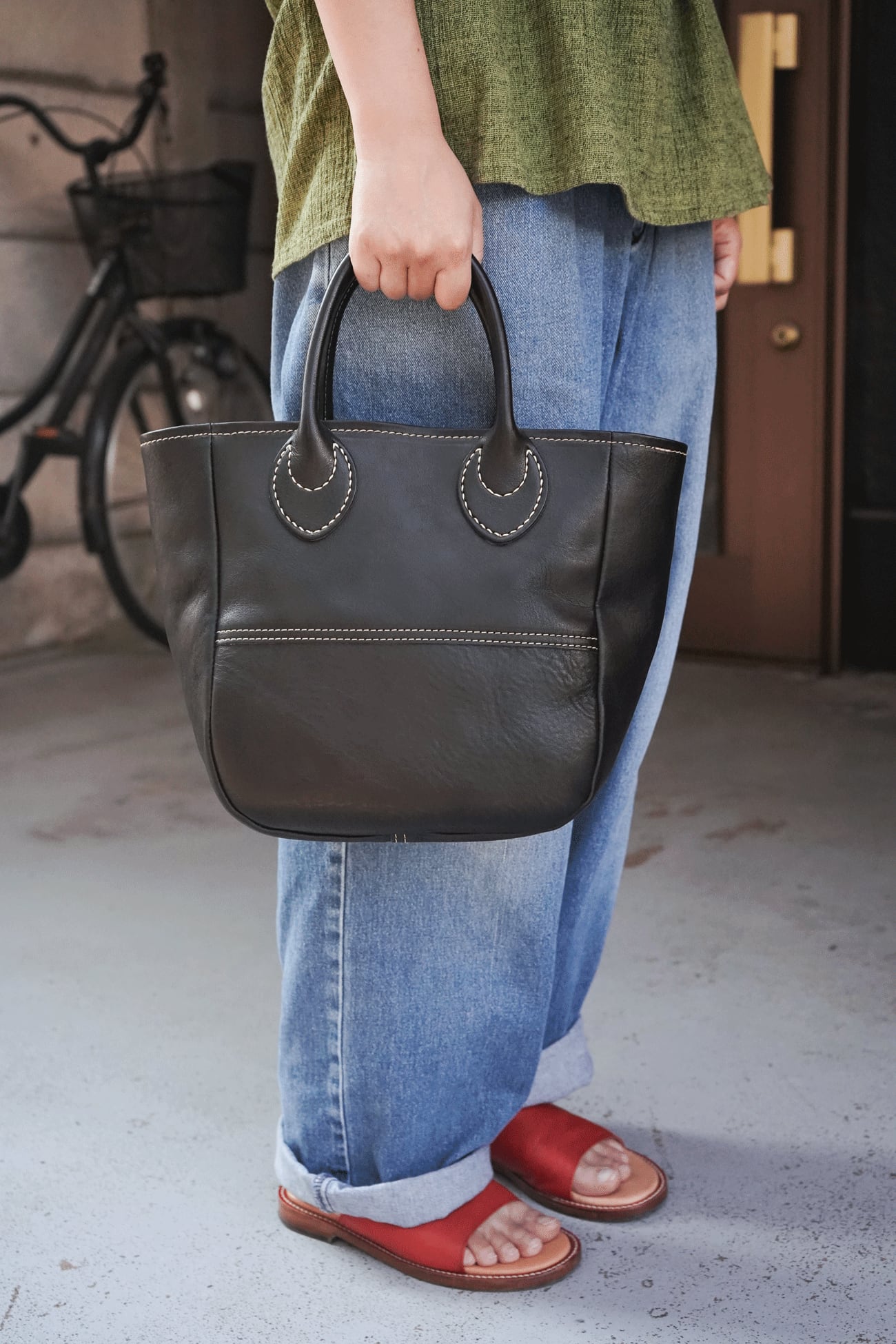 Premium Tochigi Leather Tote Bag - Handcrafted in Japan - Durable & Stylish Women's Work Bag for Office, Travel & Everyday Use