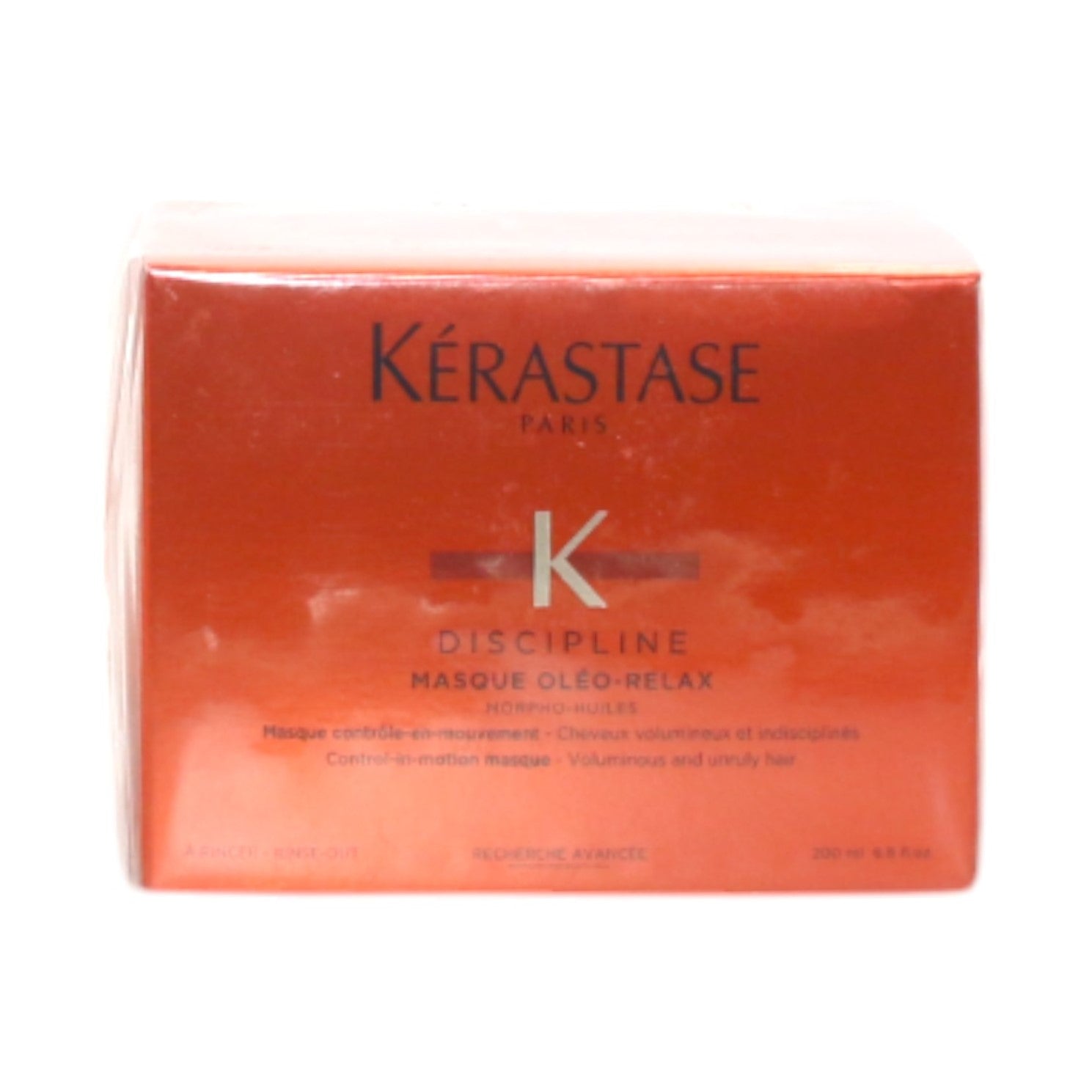 Kerastase Discipline Oleo-Relax Smoothing Hair Mask - 6.8 oz for Frizz Control & Hydration | Perfect for Dry, Damaged & Curly Hair at Home Salon Treatment