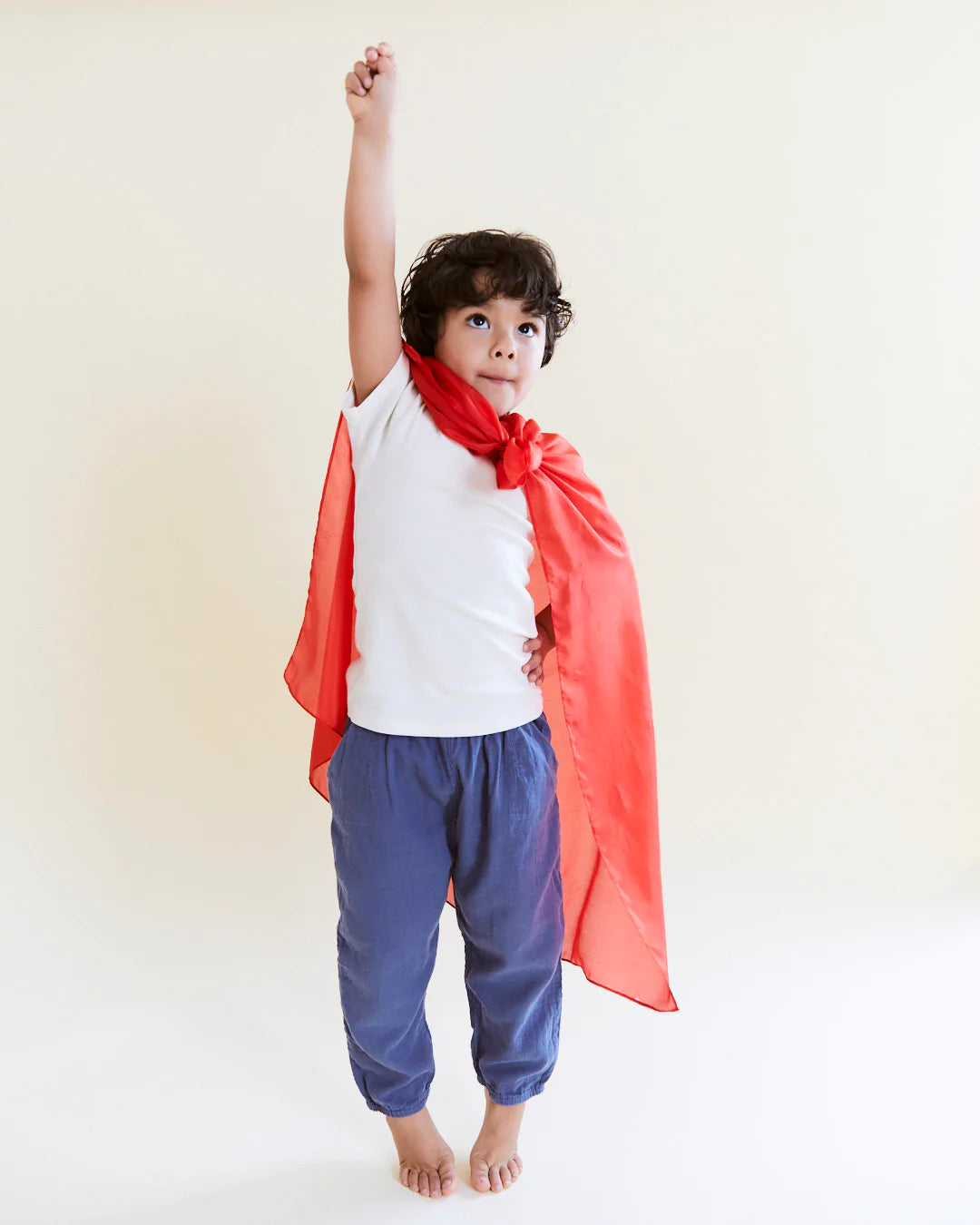 Rainbow Silk Play Scarves for Kids - 100% Natural Dye, Sensory & Imaginative Play - Perfect for Dress-Up, Dancing, and Storytelling