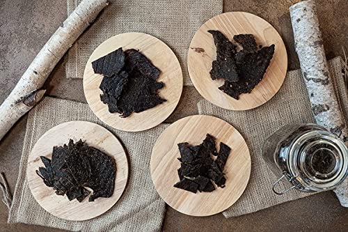 Premium Exotic Jerky Gift Set - 3 Bags & 4 Sticks of Gourmet Venison, Buffalo & Elk Jerky | Perfect for Camping, Hiking & Outdoor Adventures