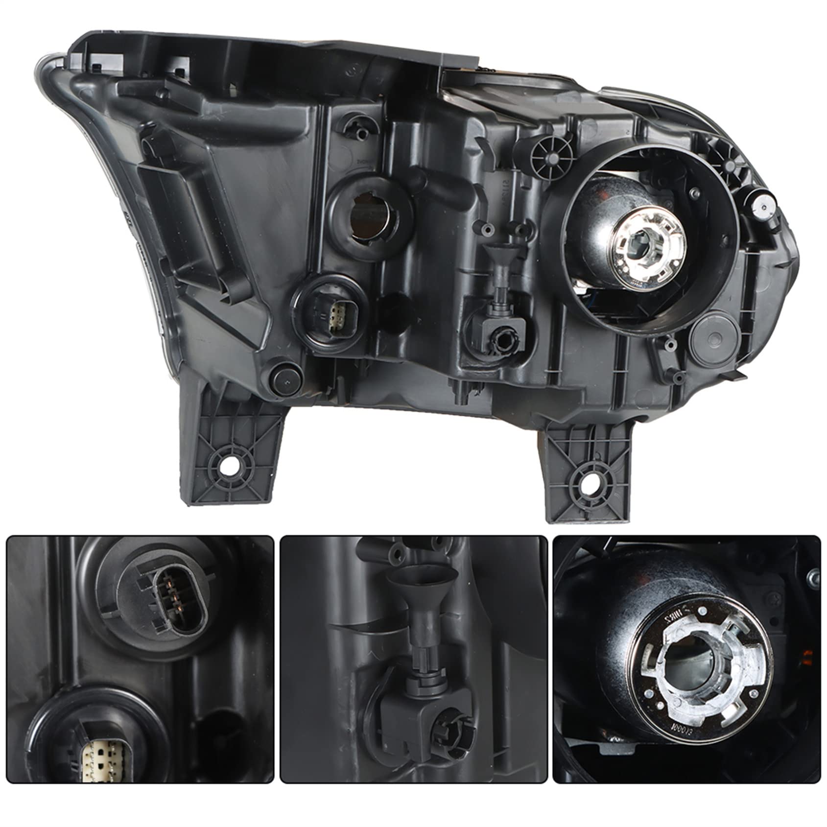 2016-2020 Dodge Durango Passenger Side Headlight Assembly Replacement - Halogen Type OEM# 68299130AF - Perfect for Night Driving & Off-Road Adventures