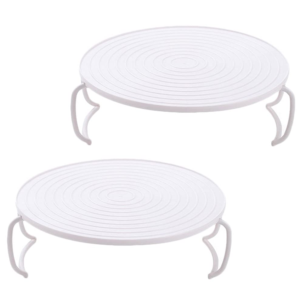2-Piece Microwave Steaming Rack Set - BPA-Free Plastic Steamer Plate Cover with Food Tray for Oven & Pressure Cooker | Kitchen Accessories for Healthy Cooking & Meal Prep
