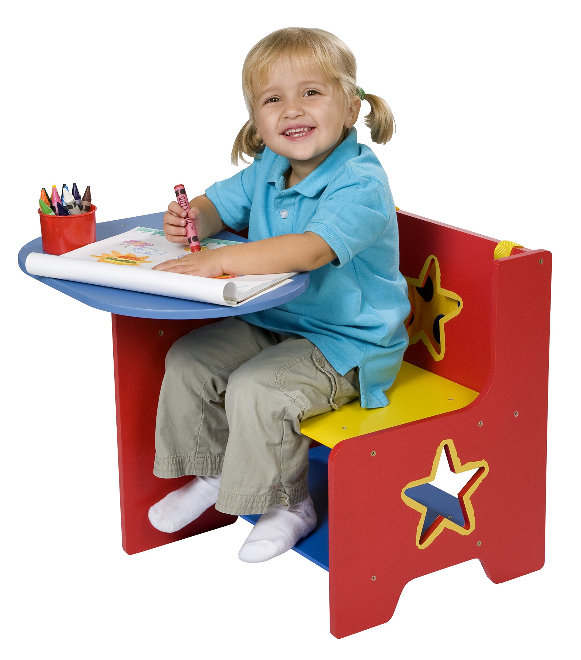 ALEX Toys Artist Studio My First Desk - Kids Art & Craft Table for Drawing, Painting & Creativity - Perfect for Home, Classroom & Playroom