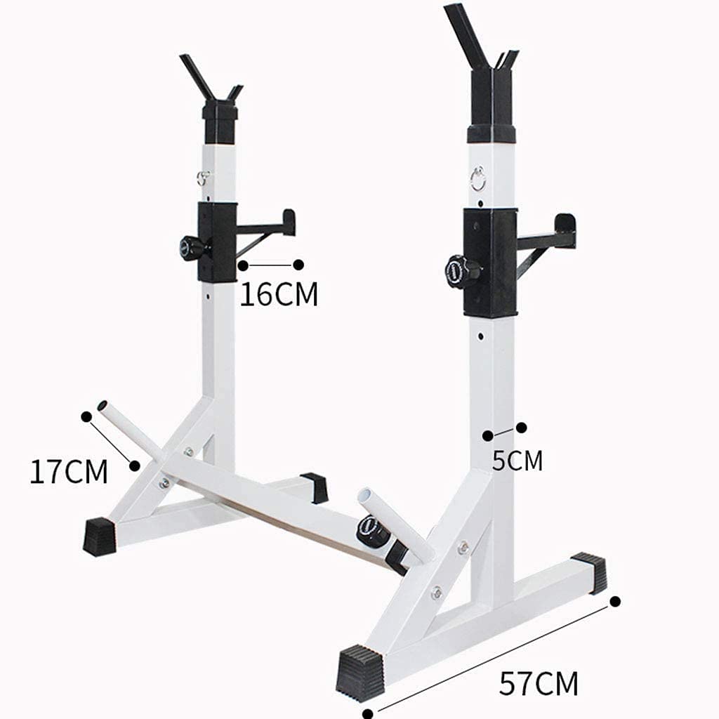 Adjustable Weight Bench for Sit-Ups, Dumbbell Press & Squat Rack - Commercial Gym Equipment with Telescopic Design for Home & Professional Workouts | Perfect for Strength Training, CrossFit & Bodybuilding