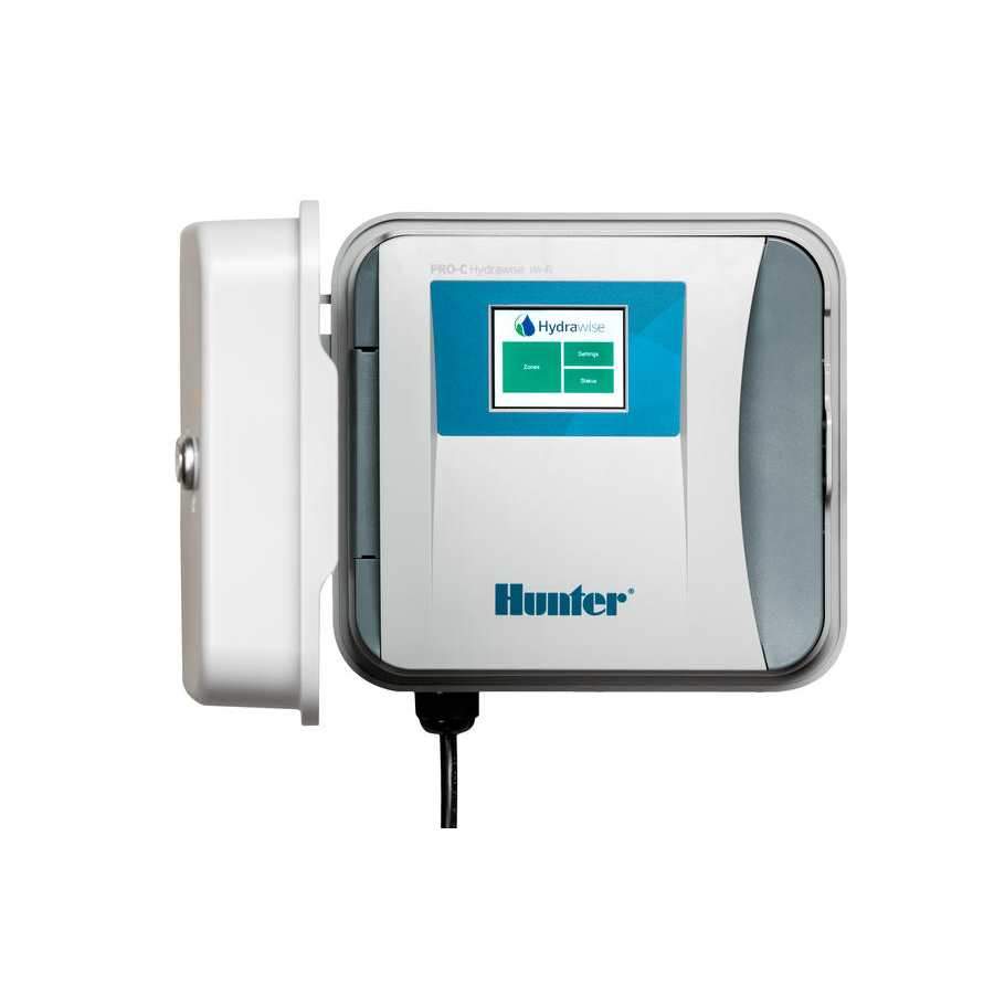 Hunter Industries HPC400 Pro-C Hydrawise Smart Irrigation Controller - Indoor/Outdoor WiFi Watering System for Lawns & Gardens