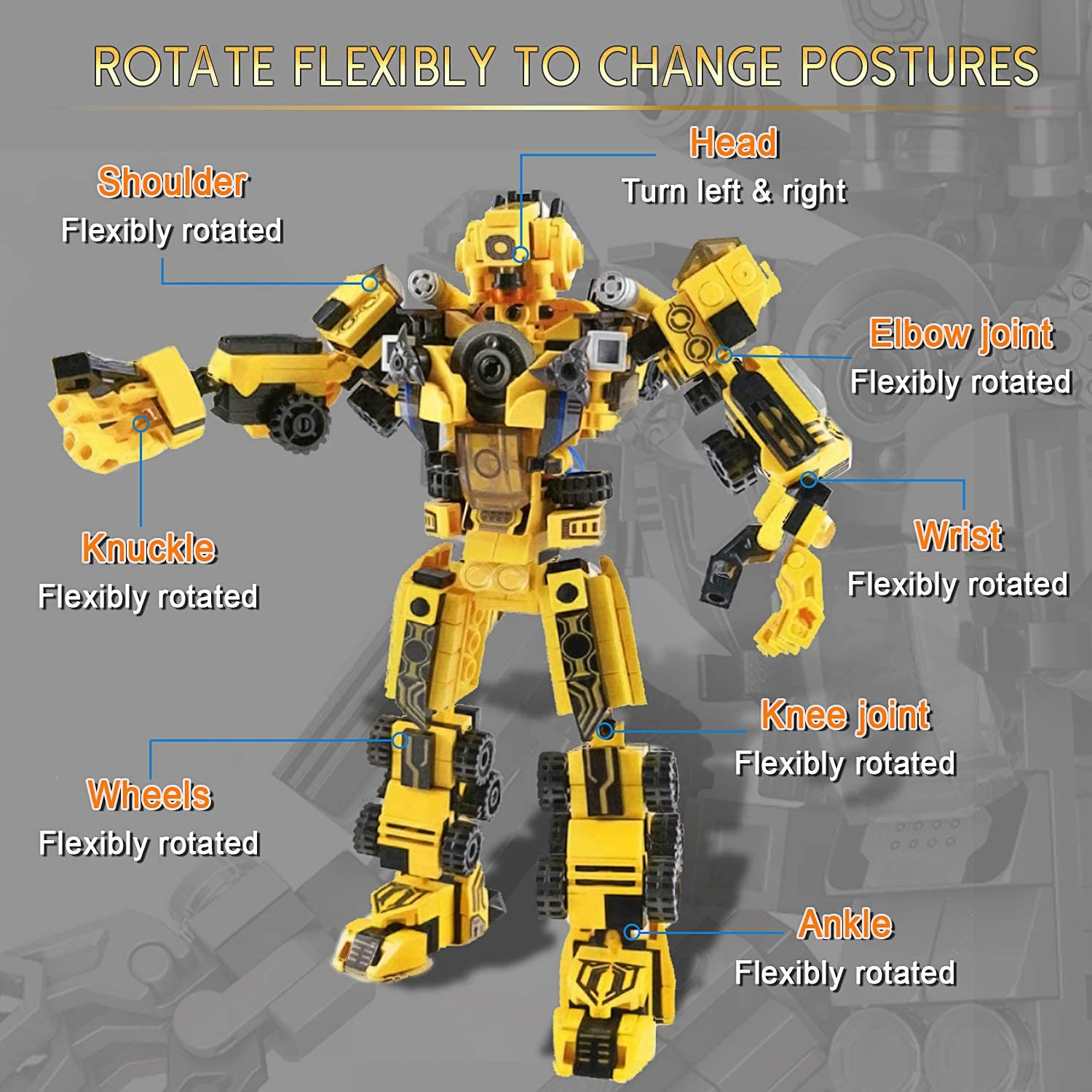STEM Robot Building Kit for Kids Ages 6-11 - 573pcs Engineering Construction Toy with Vehicles, Educational Science Gift for Boys & Girls - Perfect for School Projects, Birthday Gifts & Creative Play