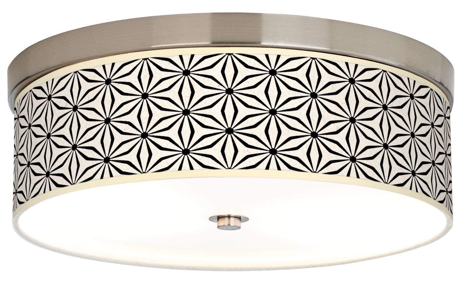 Energy Efficient Kaleidoscope Flowers Giclee Print Ceiling Light - Modern Floral Chandelier for Bedroom, Living Room & Dining Room Lighting