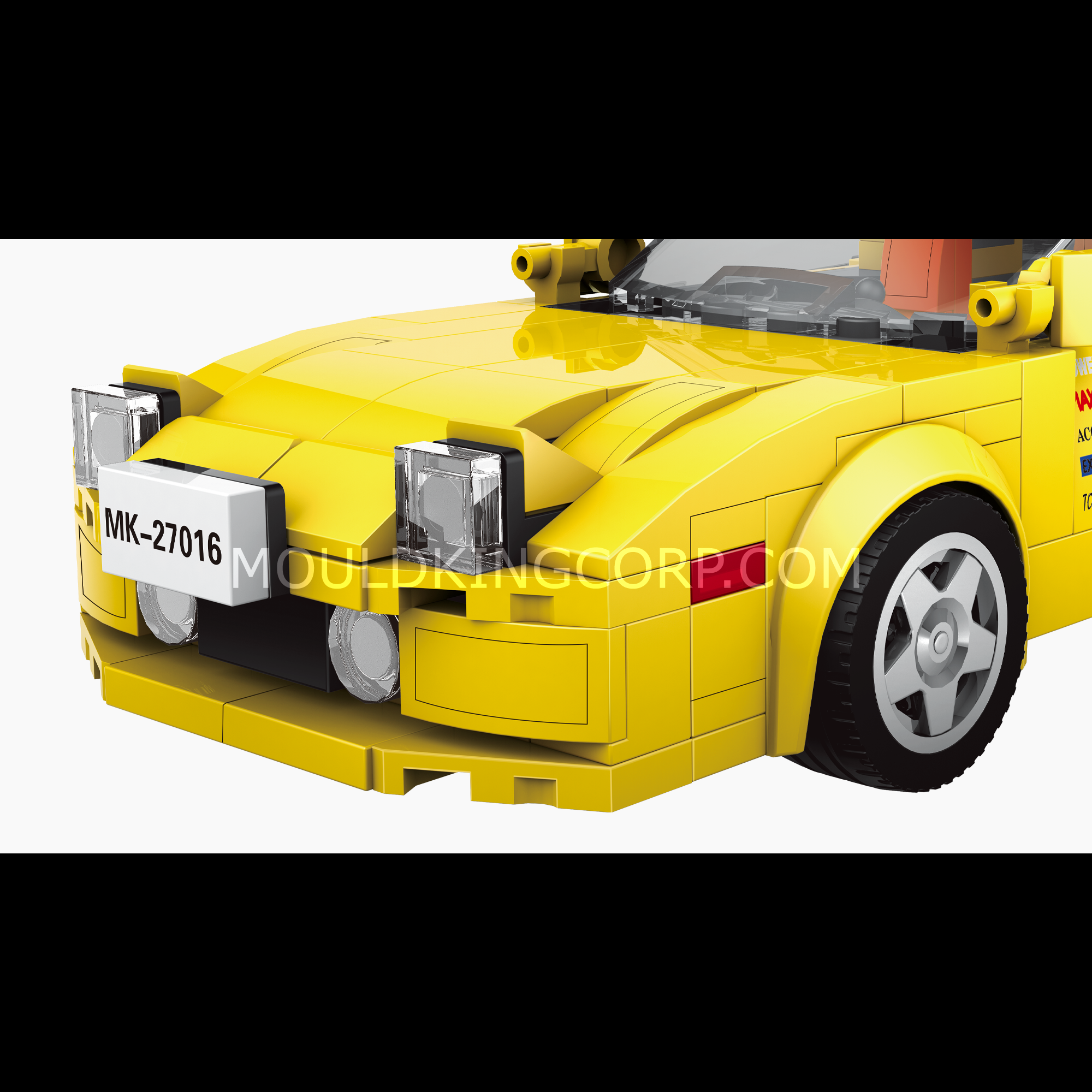 Mould King 27016 RX7 FD35 Sports Car Model Building Kit - 329 PCS DIY Construction Toy for Adults & Teens - Perfect for Home Decoration, Gift Giving & Car Enthusiasts