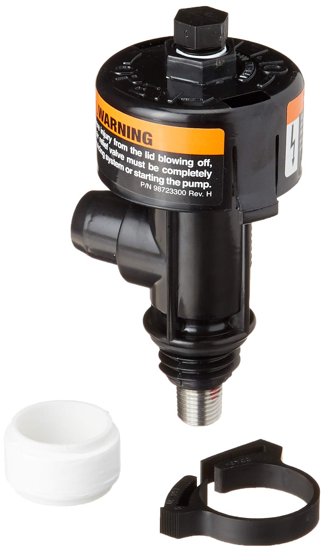 Pentair 98209804 Universal High Flow Manual Air Relief Valve - Replacement for Pool and Spa Filters with Instruction Labels | Perfect for Swimming Pool Maintenance, Hot Tub Repair & Water Filtration Systems