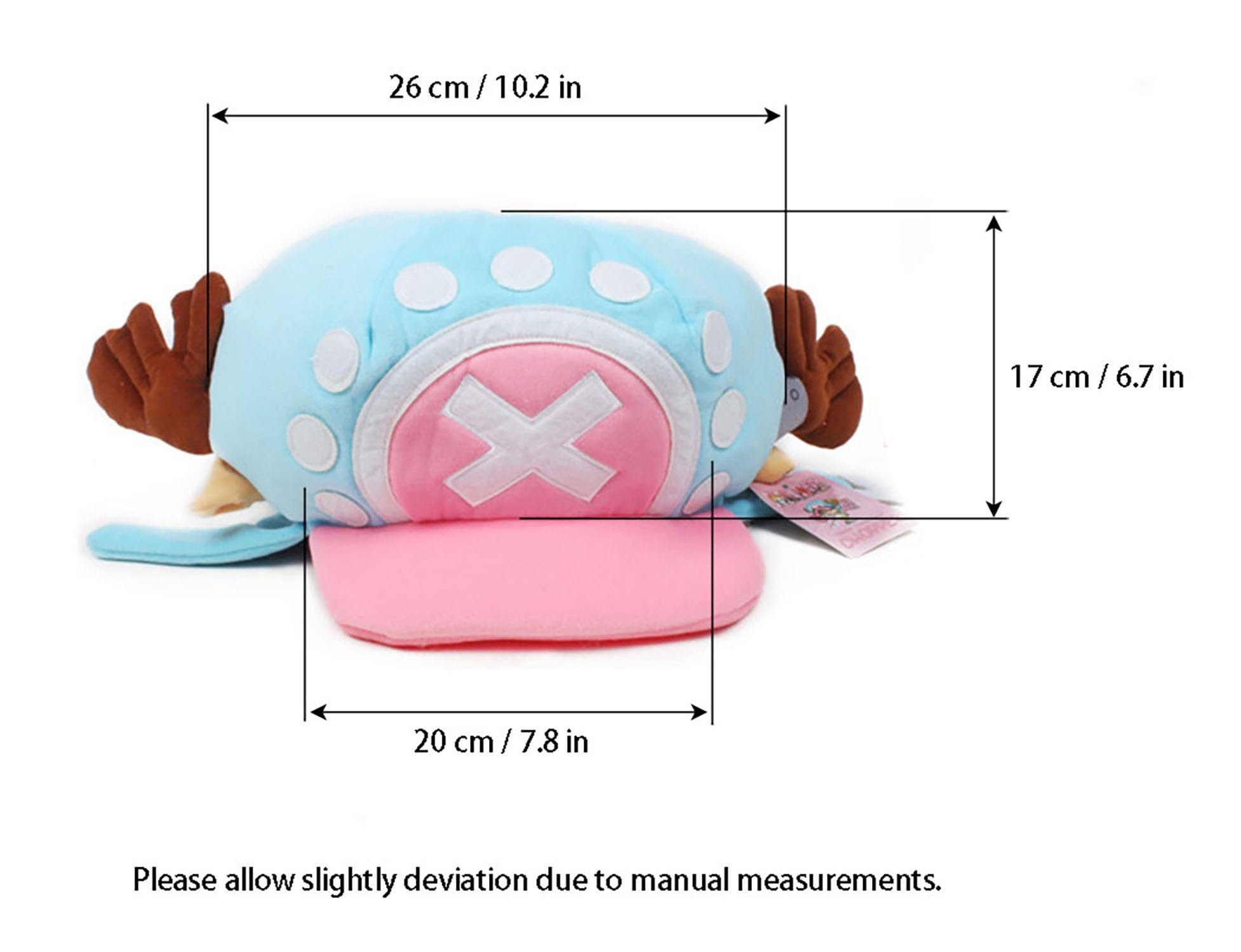 Tony Tony Chopper Cosplay Hat - One Piece Anime Costume Accessory for Halloween, Cosplay Events, and Anime Conventions