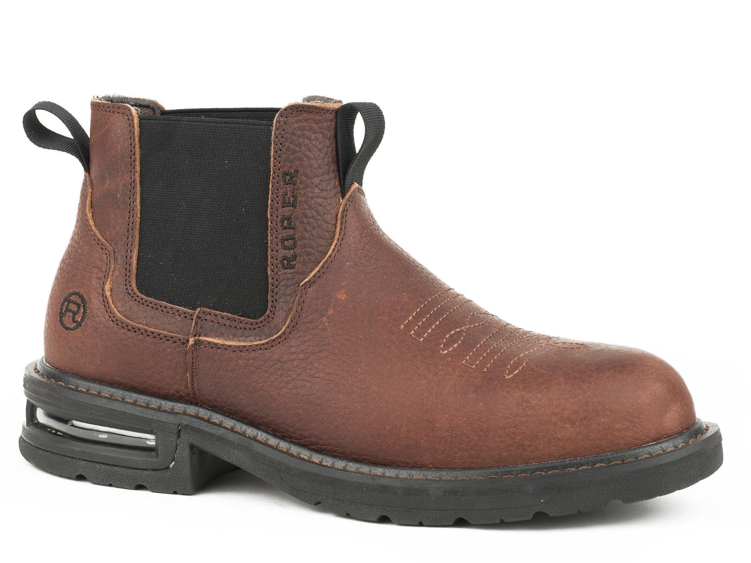 ROPER Men's Cowboy Boots - Western Style Leather Boots for Men | Durable & Comfortable Riding Boots | Perfect for Country Music Festivals, Rodeos & Outdoor Adventures