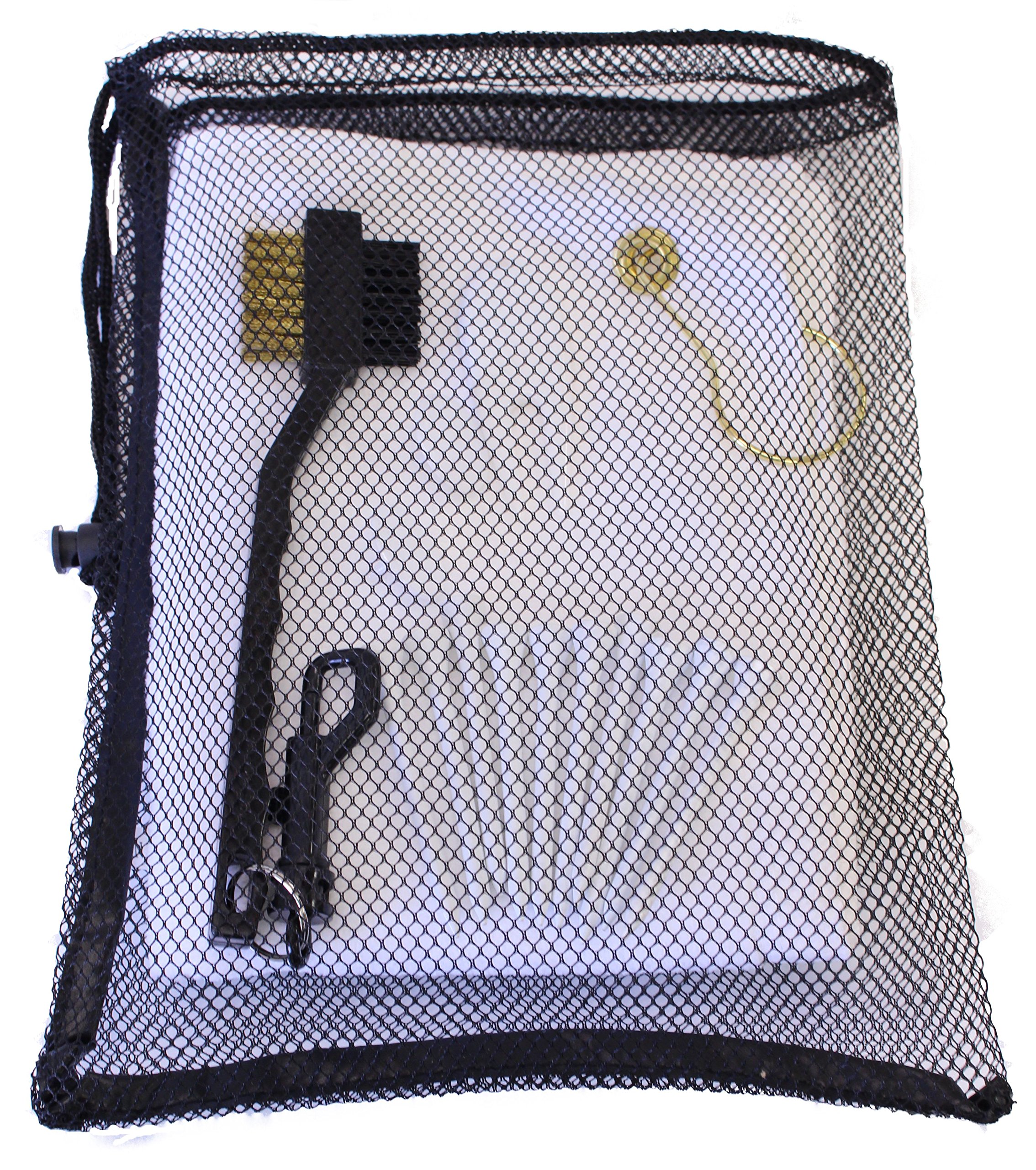 Premium Golf Utility Kit with Towel, Tees, Ball Markers, Divot Tool & Scrub Brush - Complete Golf Accessories Set for Men & Women - Perfect for Driving Range, Course Play & Golf Tournaments