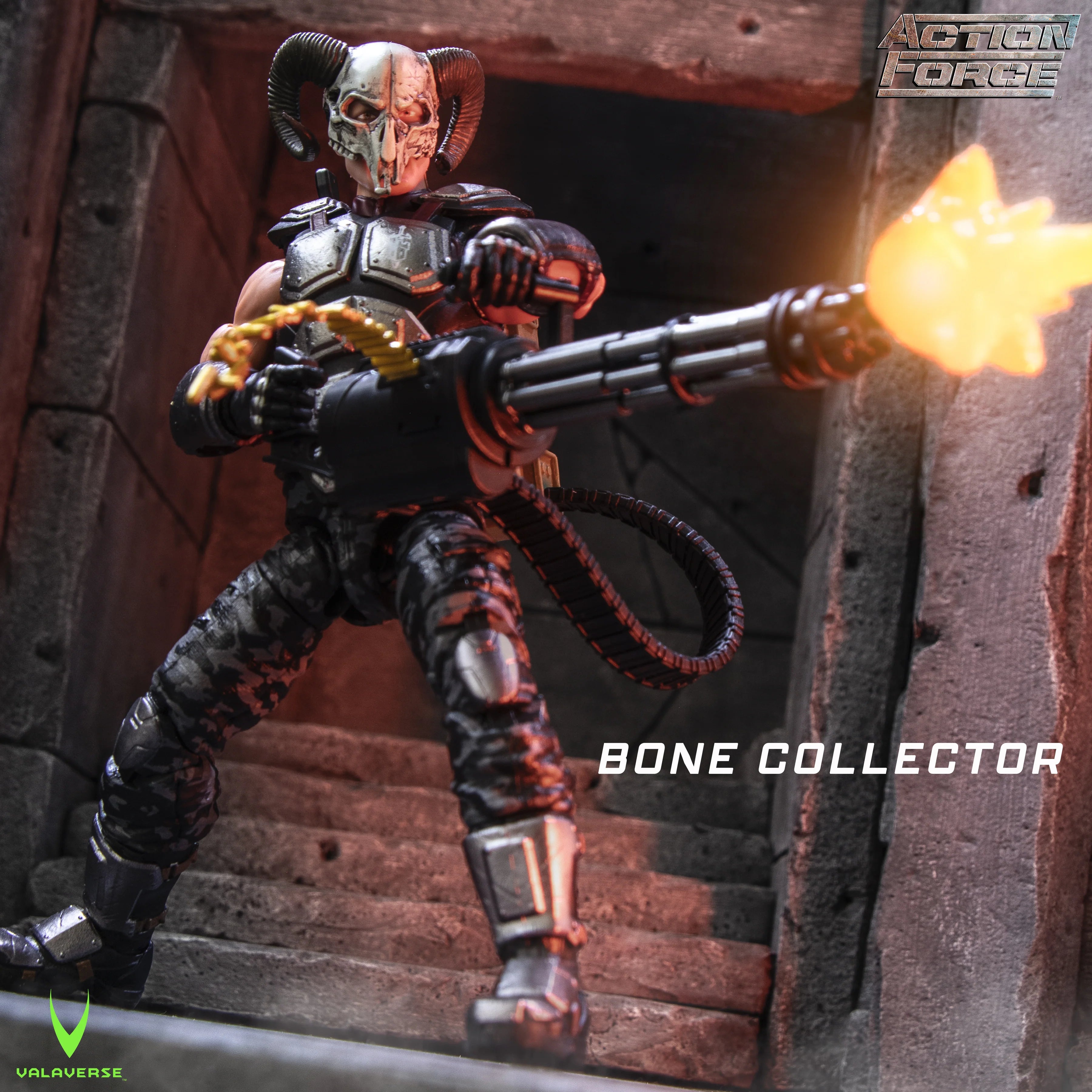 Bone Collector V2 Action Figure - 1/12 Scale Military Collectible Toy for Action Force Series | Perfect for Display, Photography & Action Figure Enthusiasts