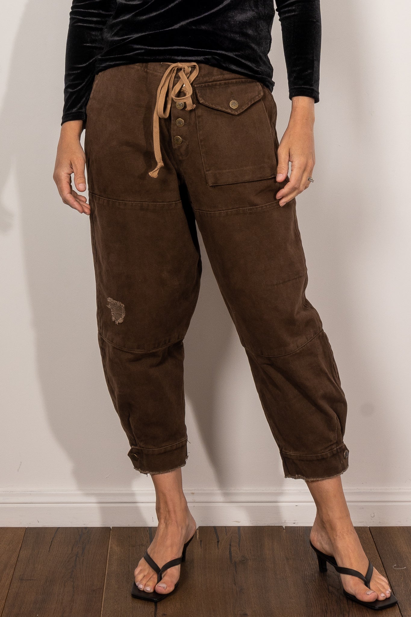 M.A. Dainty Trucker Pant - Women's High Waisted Denim Jeans for Casual & Work Wear | Perfect for Everyday Outfits, Office Style & Weekend Looks