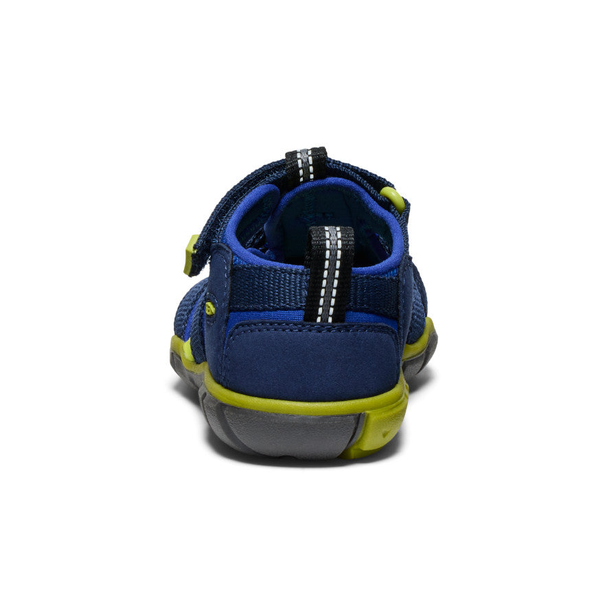 Little Kids' Seacamp II CNX Water Shoes | Navy Blue & Chartreuse Non-Slip Aqua Socks for Beach, Pool & Water Play