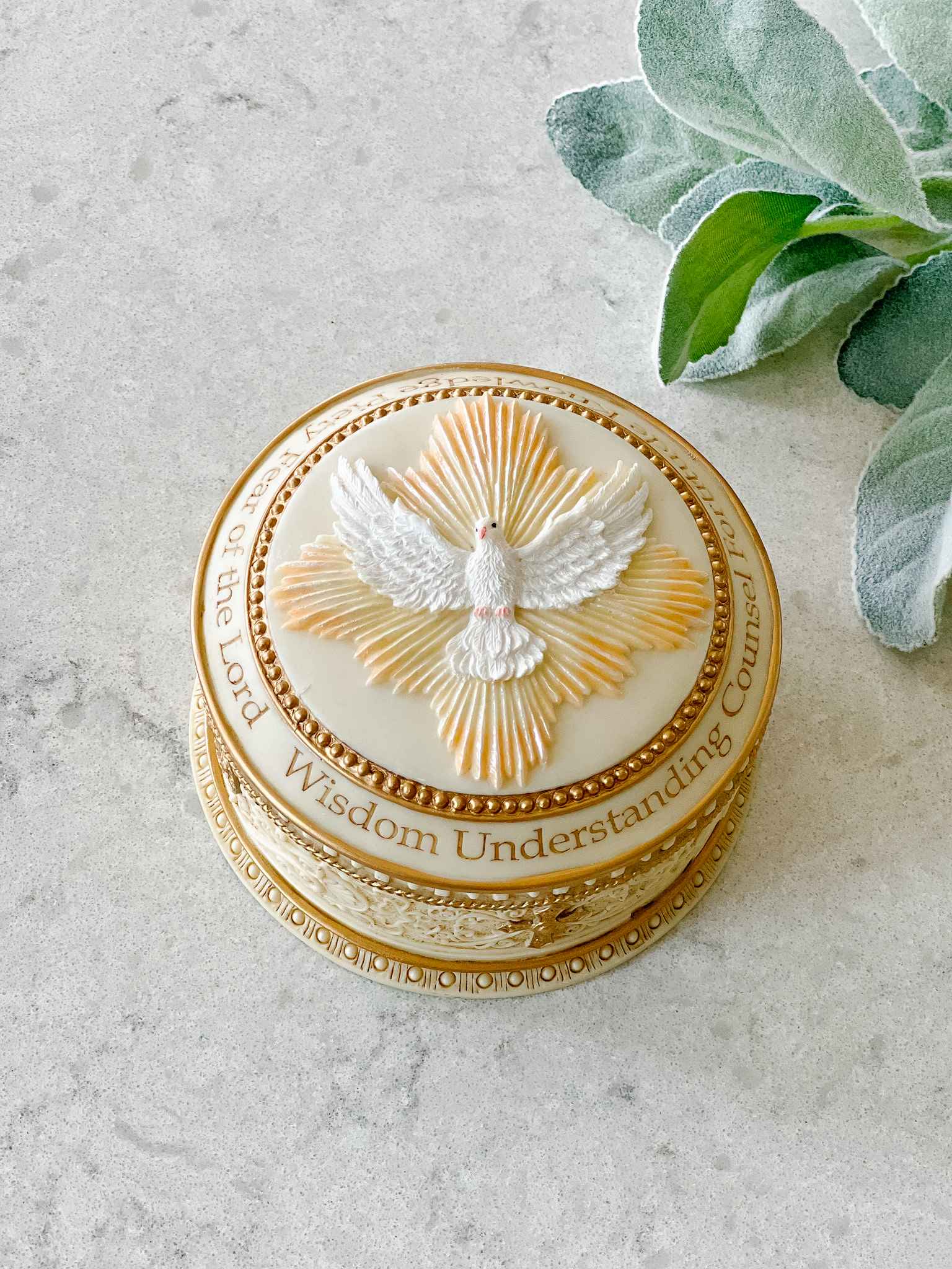 Gifts of the Holy Spirit Box - Christian Religious Gift Set for Baptism, Confirmation & Spiritual Growth - Perfect for Prayer, Worship & Faith-Based Occasions