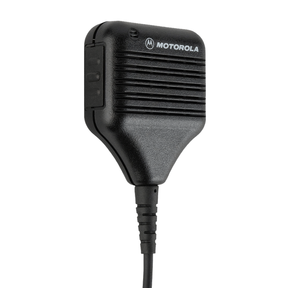 Motorola HMN9051 Two-Way Radio Remote Speaker Microphone - Hands-Free Communication for Security, Construction & Outdoor Activities