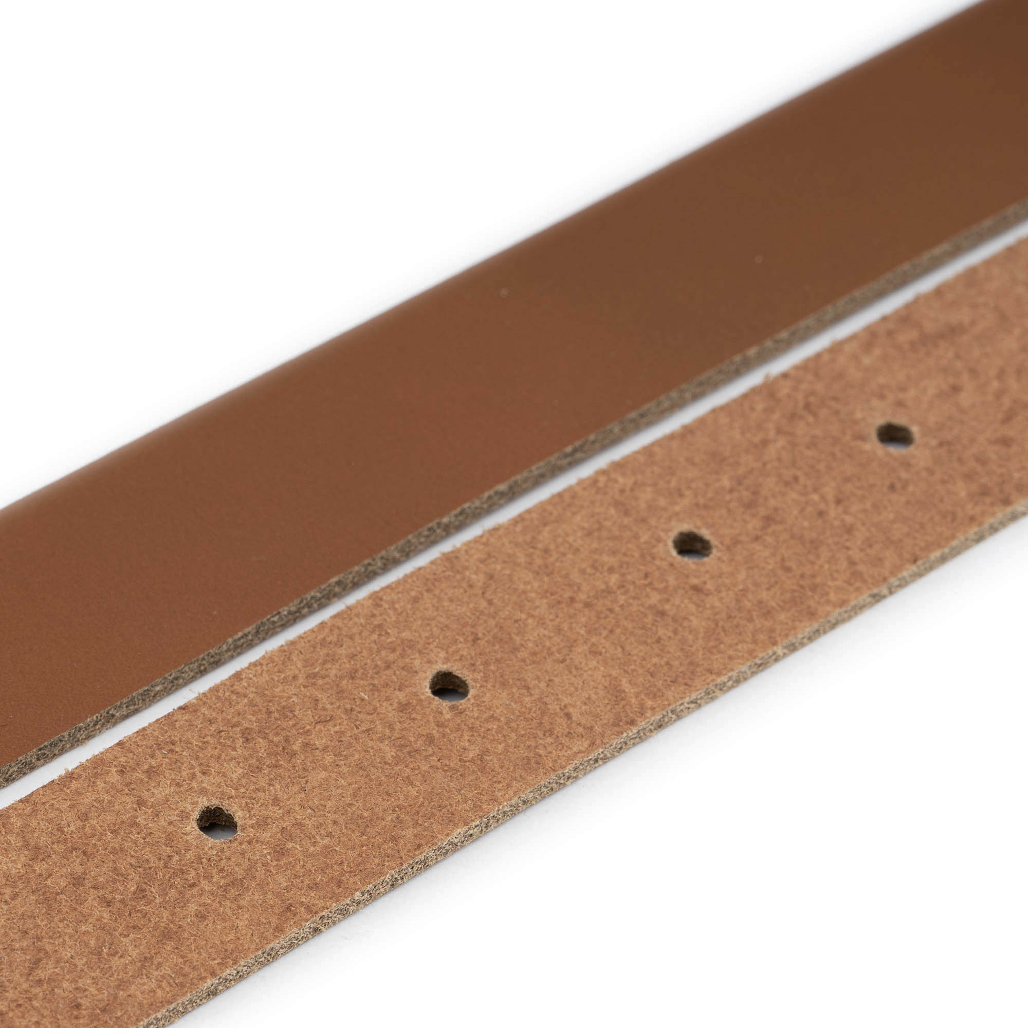 2.5 cm Brown Tanned Leather Belt Strap Replacement for Versace Buckles - Durable Fashion Accessory for Men & Women, Perfect for Casual, Office and Formal Outfits