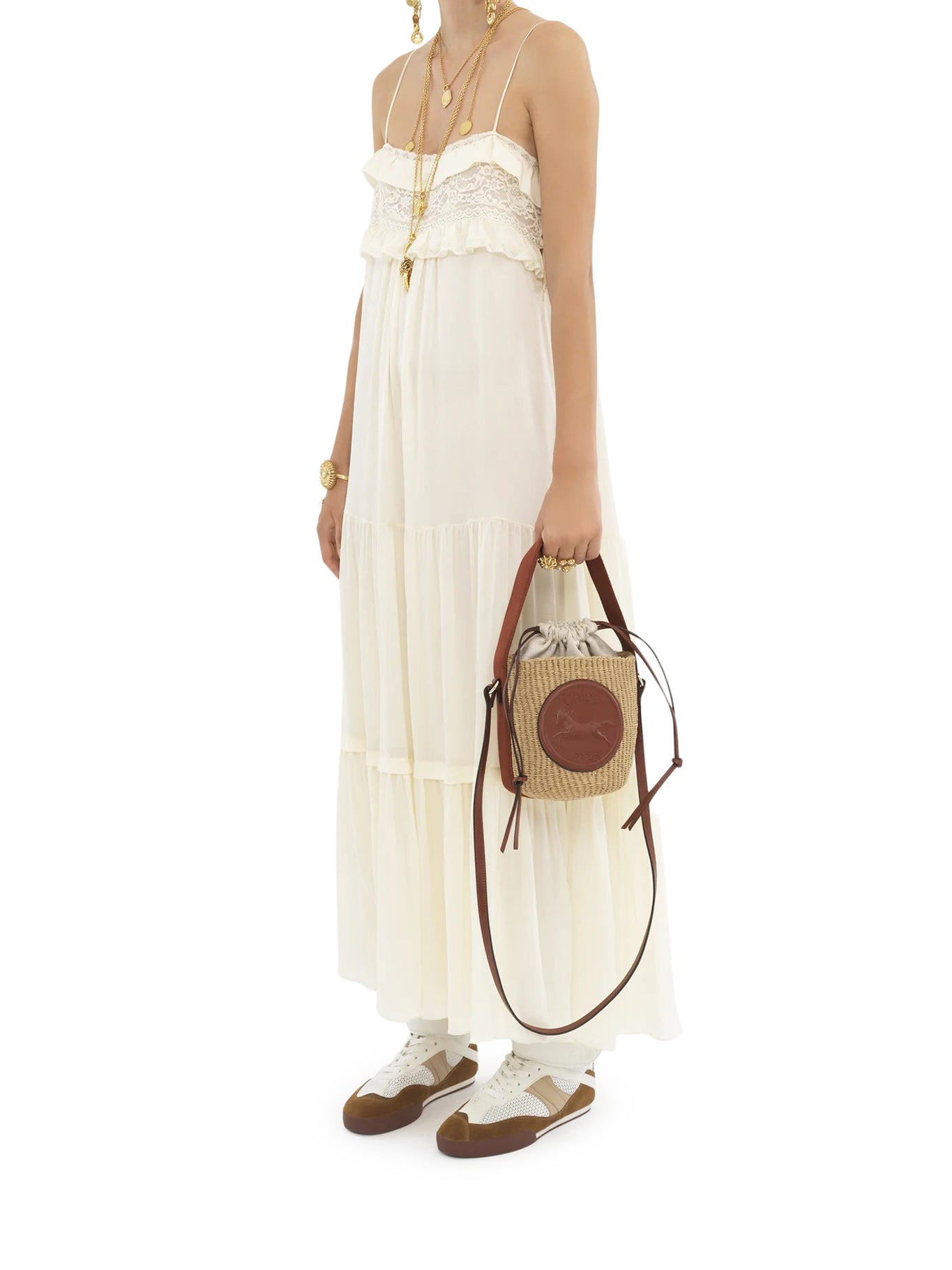 Eco-Friendly HORSE MEDAL Small Woven Basket Bag - Natural Fiber Handbag for Women, Perfect for Beach, Picnic & Boho Fashion Accessories