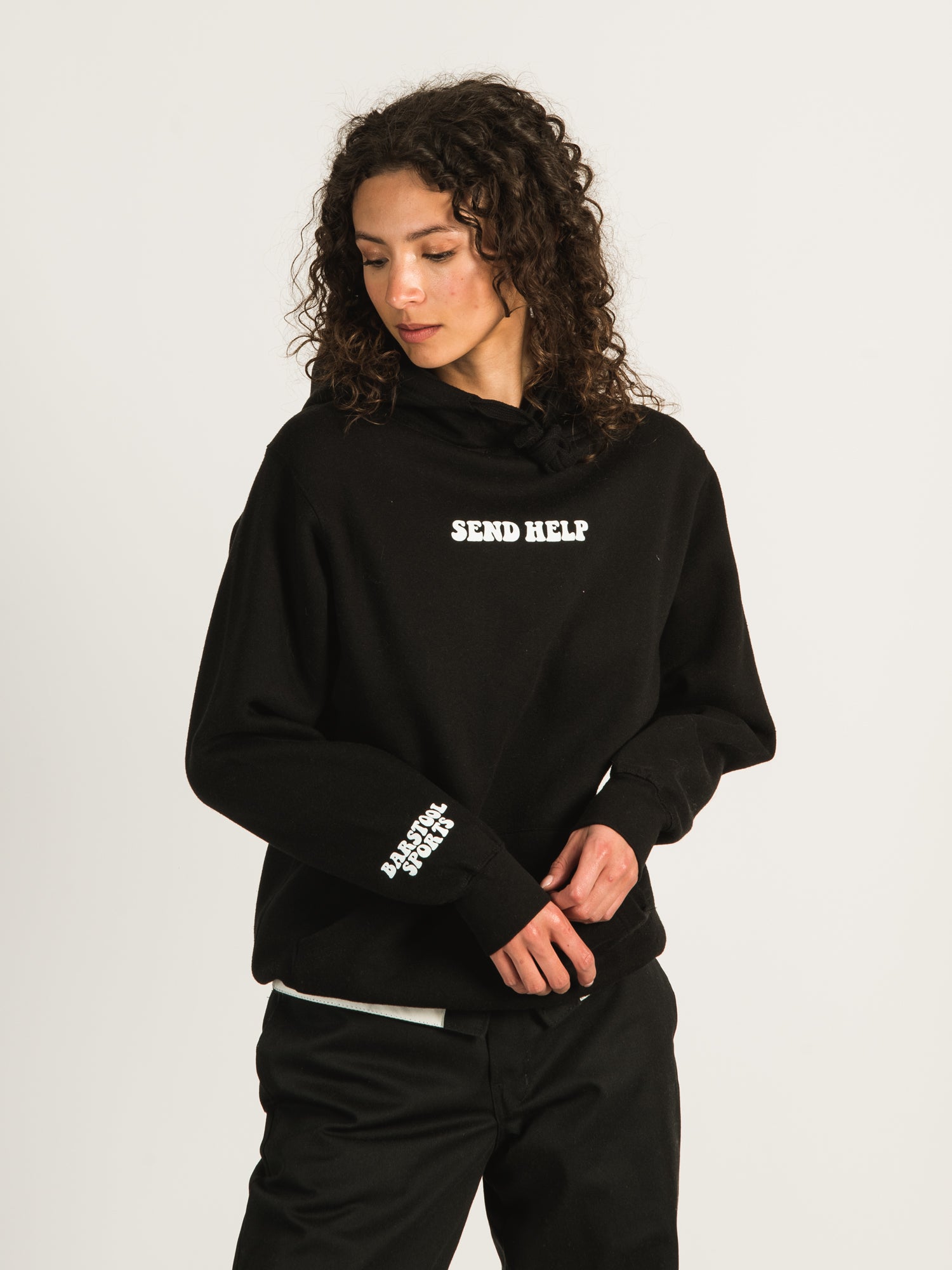 Barstool Sports Rough Night Pullover Hoodie - Men's Casual Sweatshirt for Lounge & Streetwear | Clearance Sale