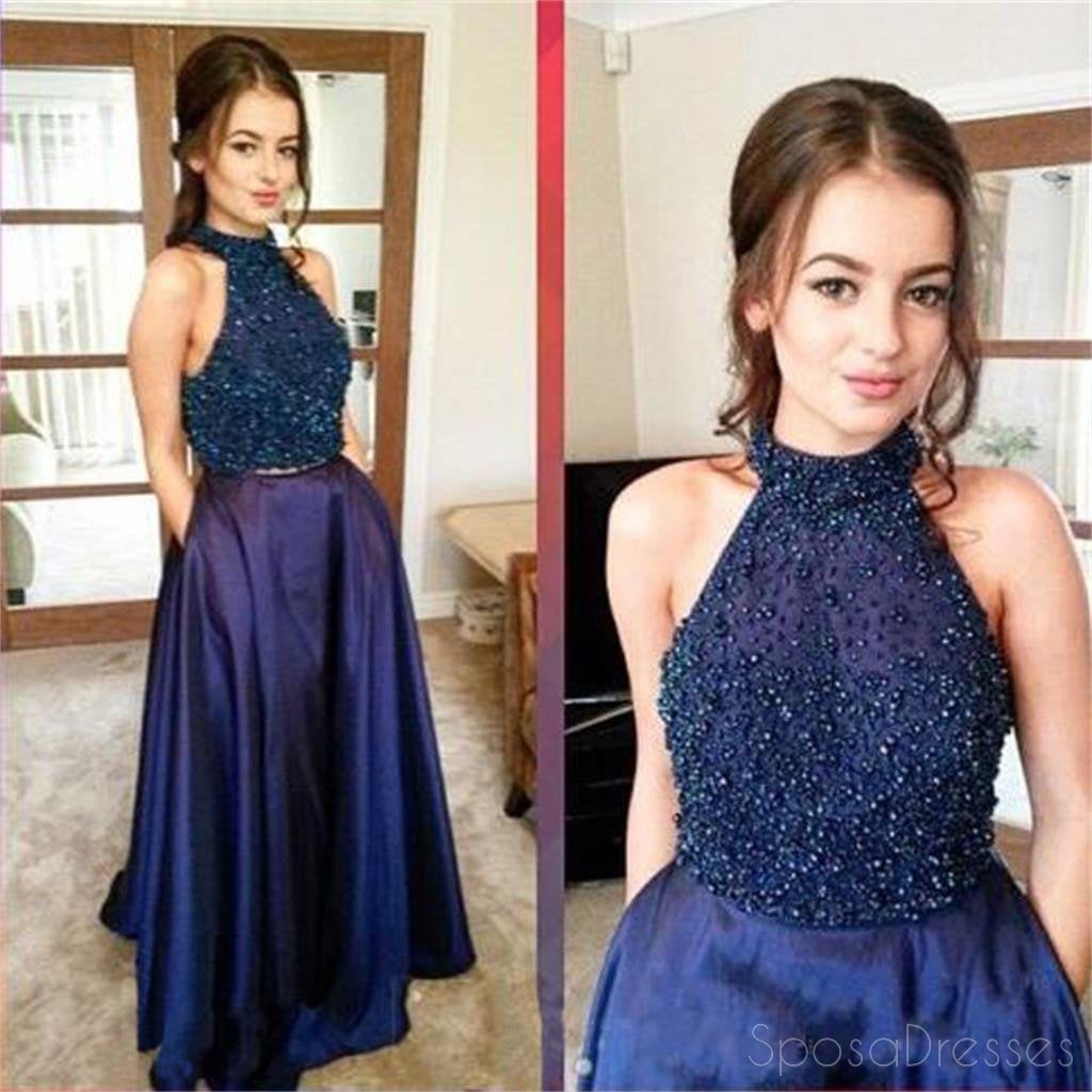 Elegant Long Prom Dresses 2024 | Sparkling Evening Gowns for Homecoming & Formal Events | Sleeveless Custom Party Dresses with Discount | PD0094