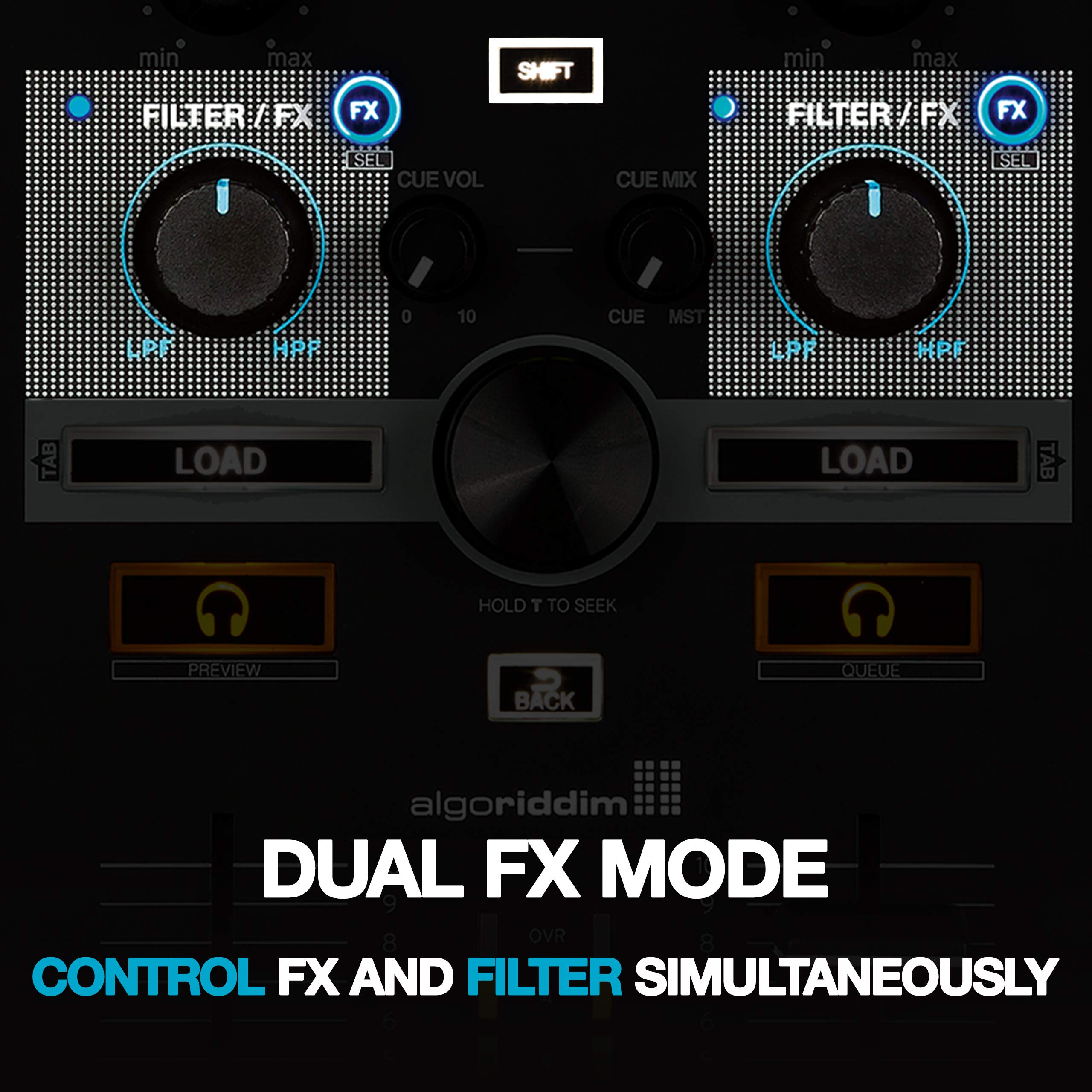 Reloop Mixtour DJ Controller & Audio Interface - Compatible with iOS, Android, Mac for DJ Software like djay Pro - Perfect for Mobile DJing, Home Studios & Live Performances
