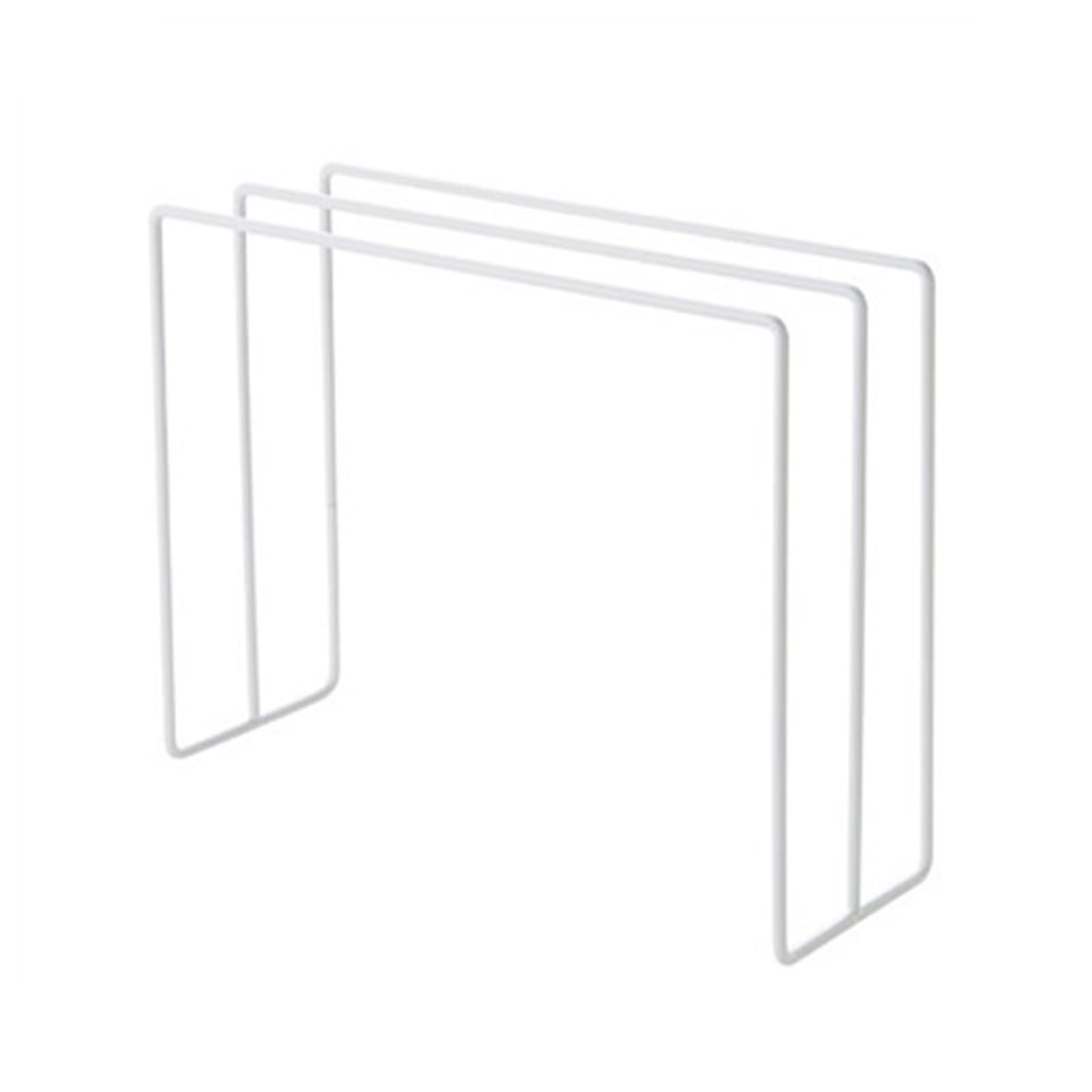 Stainless Steel Dishcloth Drying Rack for Kitchen Countertop - Foldable Sink Tray & Towel Holder - Compact Storage Organizer for Dish Cloths, Rags & Hand Towels (White) | Perfect for Small Kitchens, Apartments & RVs