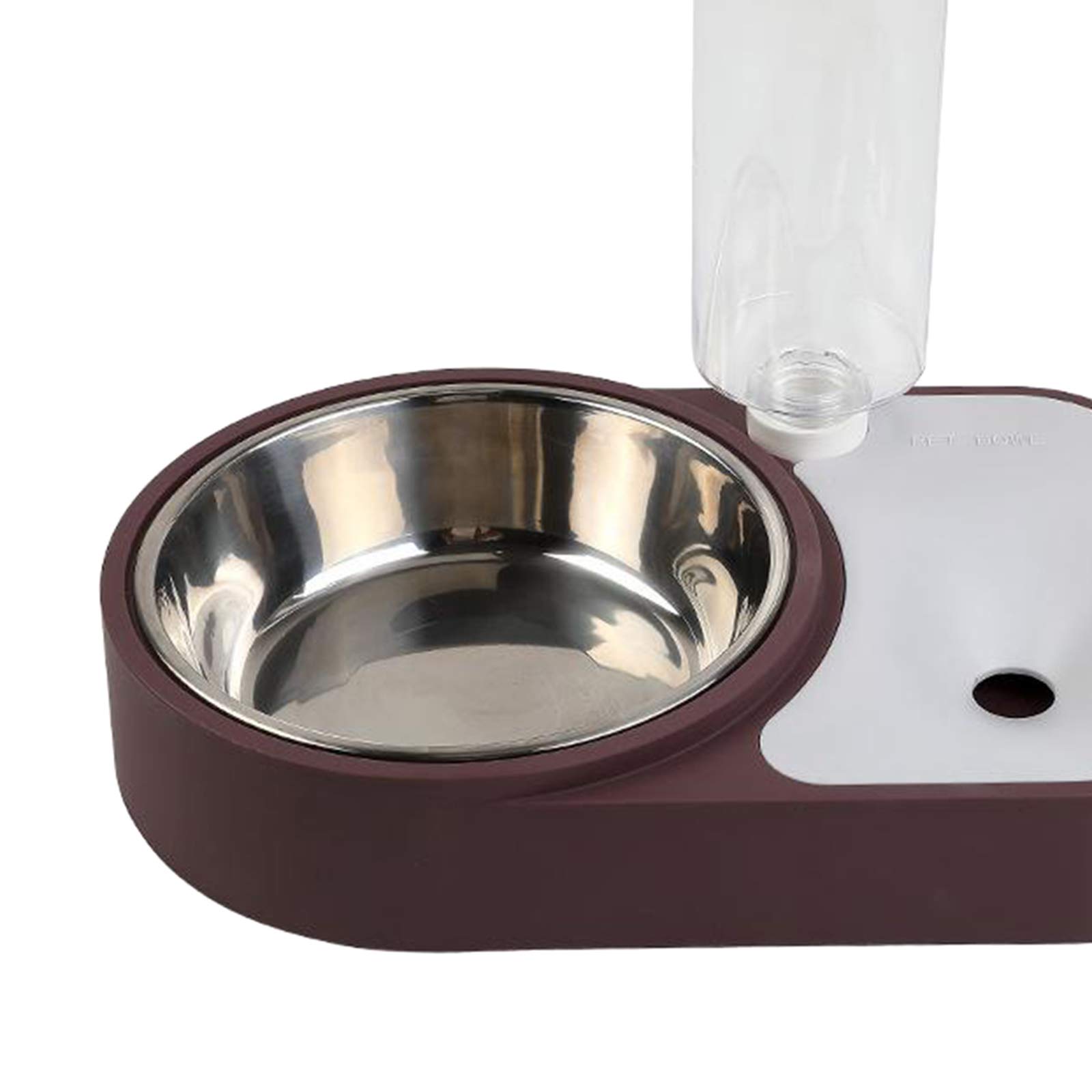Automatic Pet Water & Food Bowl Set - SECRET DESIRE Dog Cat Bowls with Water Bottle Dispenser | Perfect for Home, Travel & Office Use