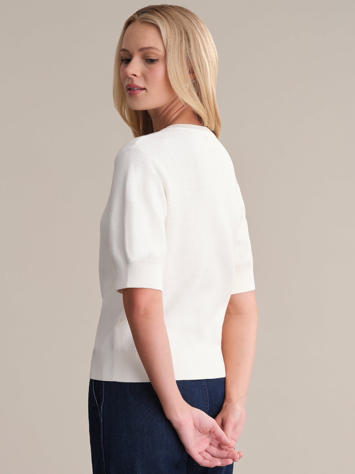 Carlota Women's Puff Sleeve Cotton Blouse - Casual Summer Tops for Women - Perfect for Office Wear, Date Nights & Weekend Outfits