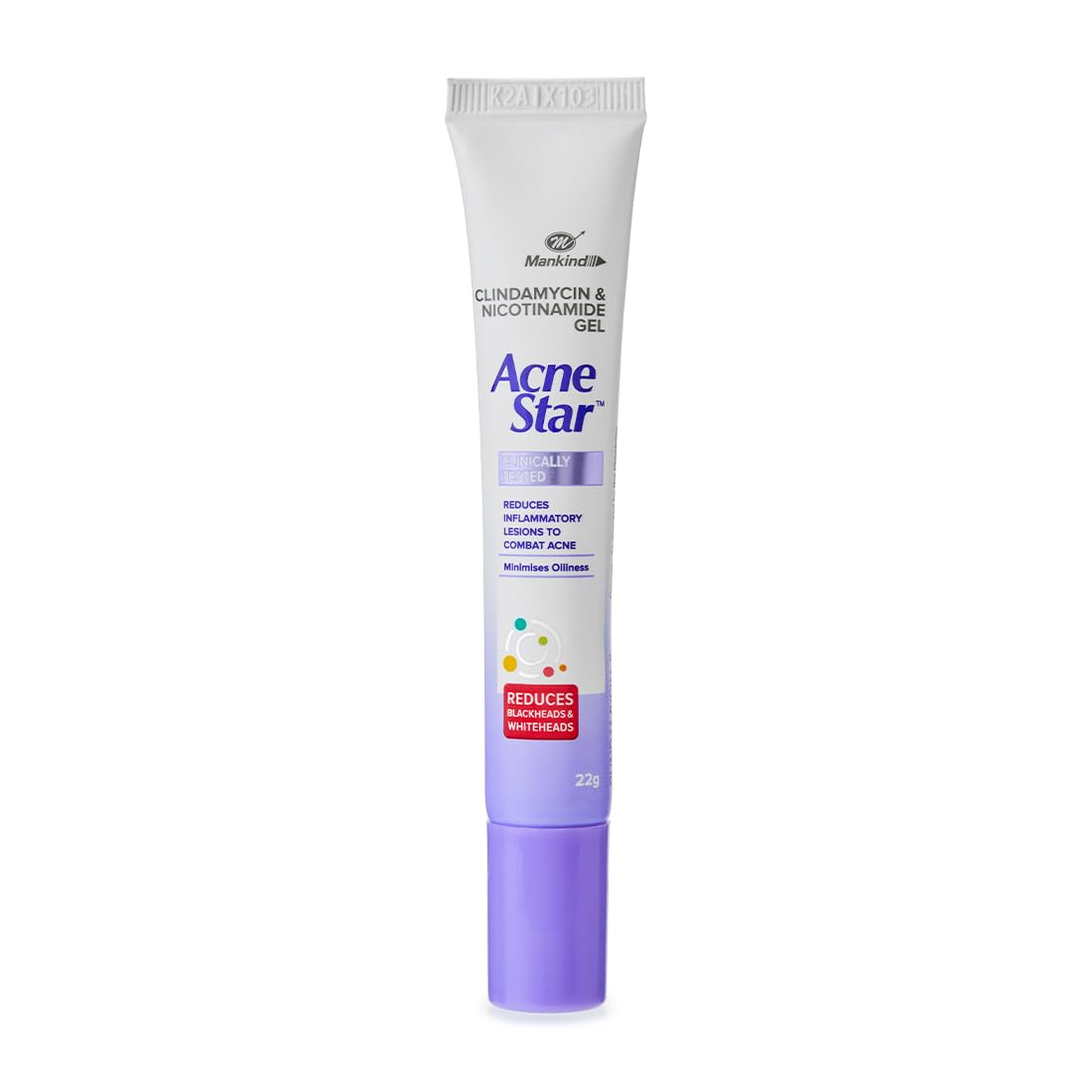Acnestar Acne Treatment Gel - Anti-Inflammatory & Antibacterial for Acne, Pimples, Whiteheads & Blackheads (22g x 3 Pack) | Clear Skin Solution for Teens & Adults | Perfect for Daily Skincare Routine & Breakout Emergencies